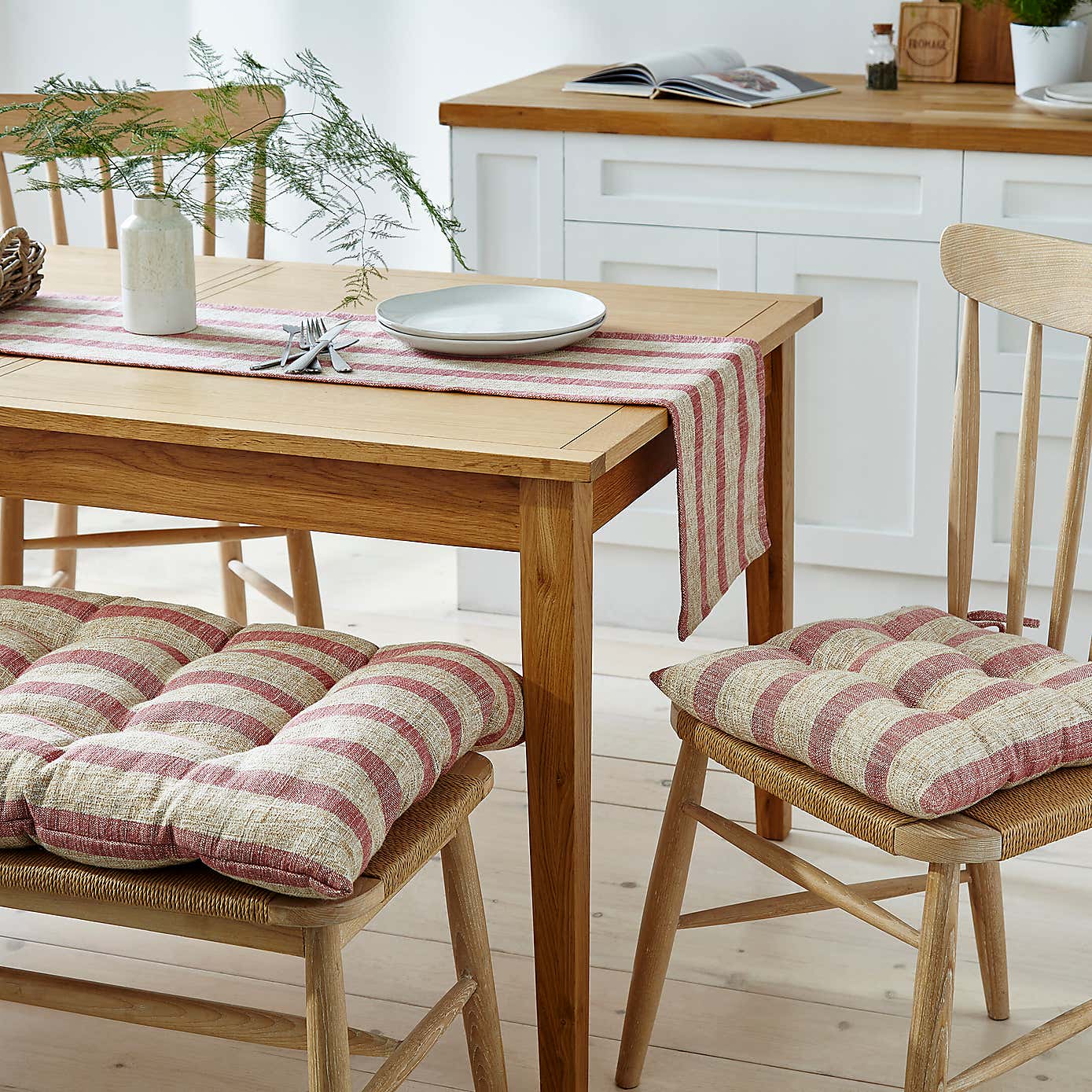 Churchgate Striped 175cm Table Runner