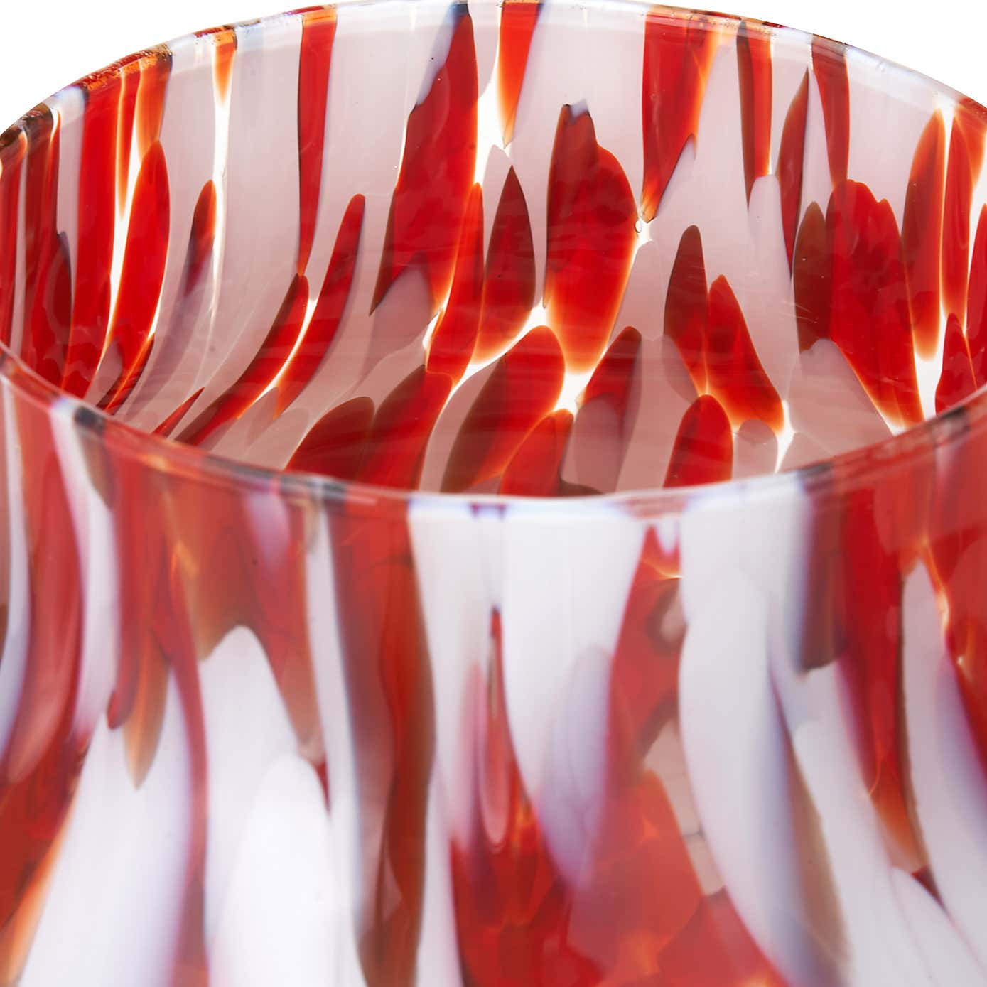 Tortoiseshell Glass Vase