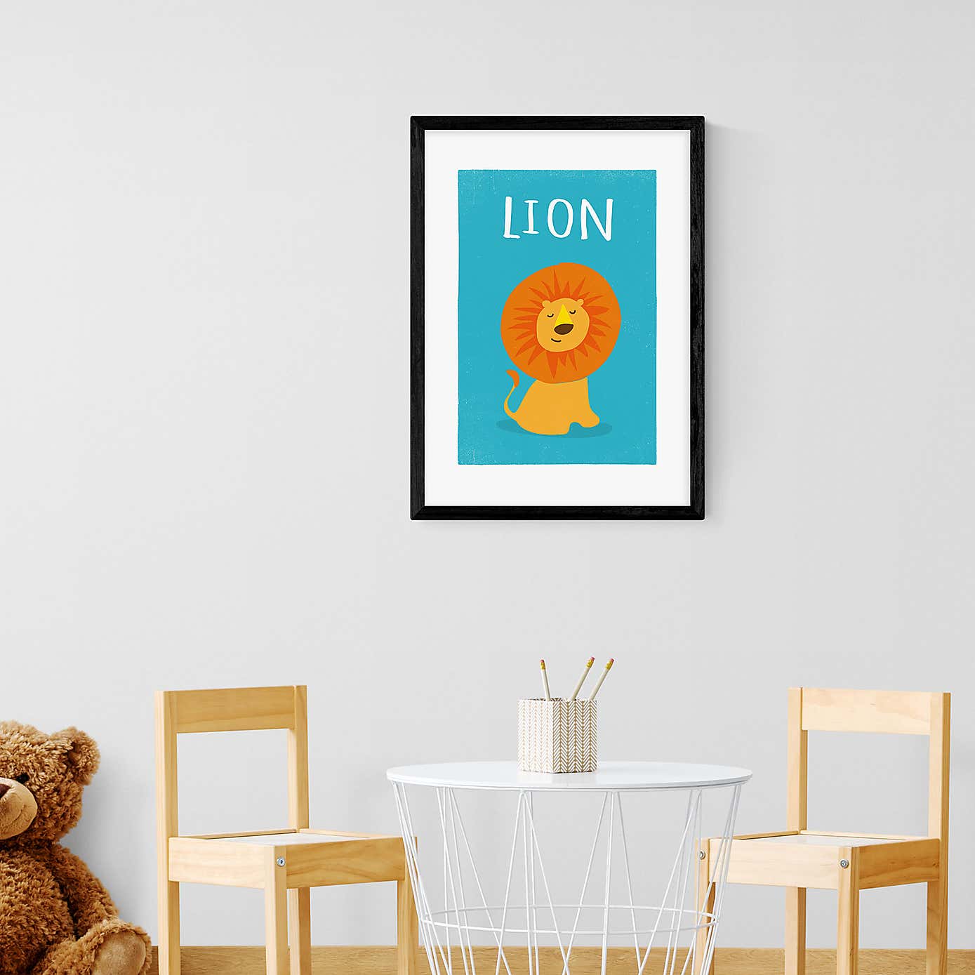 East End Prints Lion Print