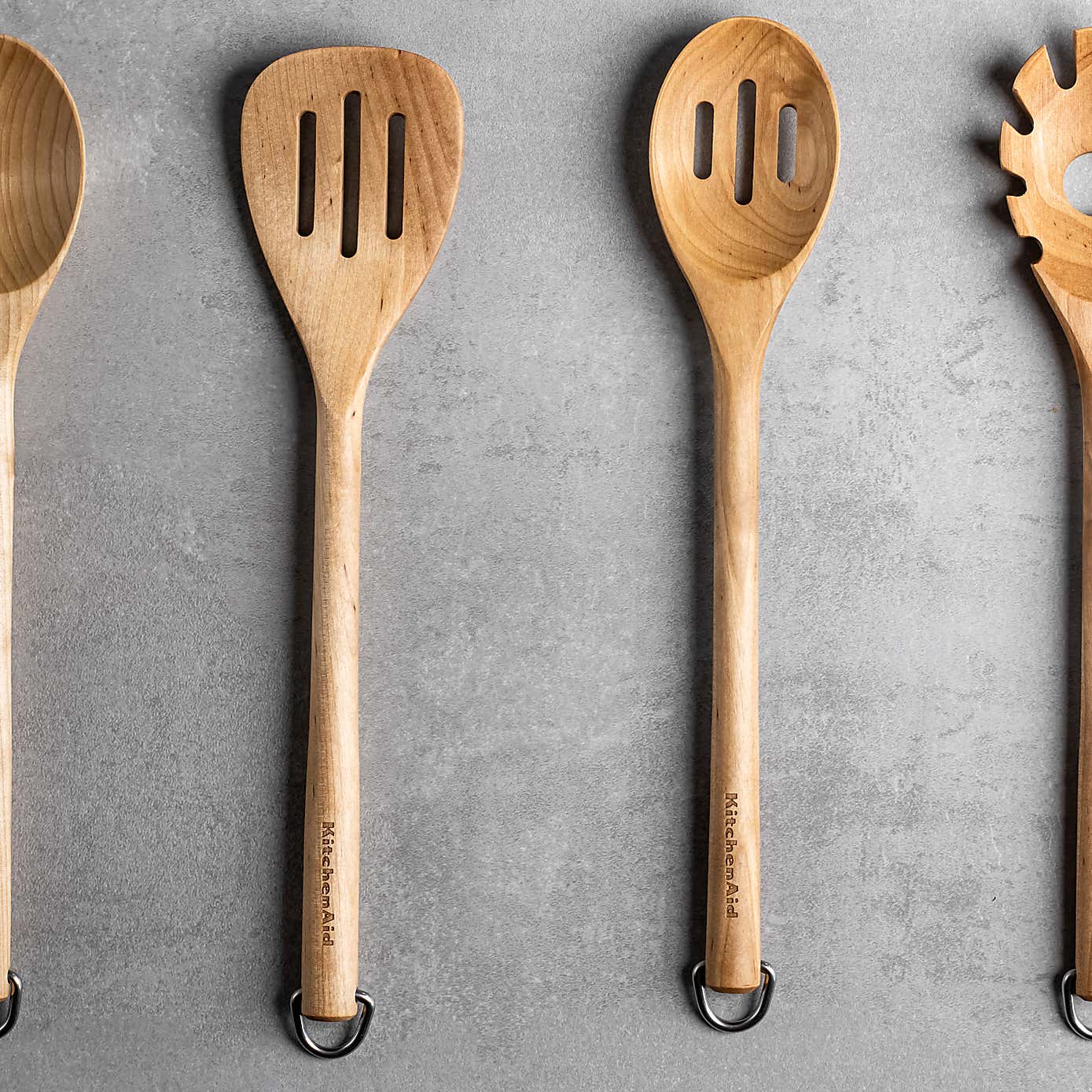 KitchenAid Birchwood Slotted Spoon