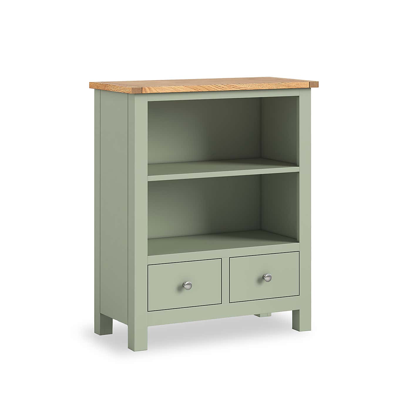 Bromley Grey Low Bookcase