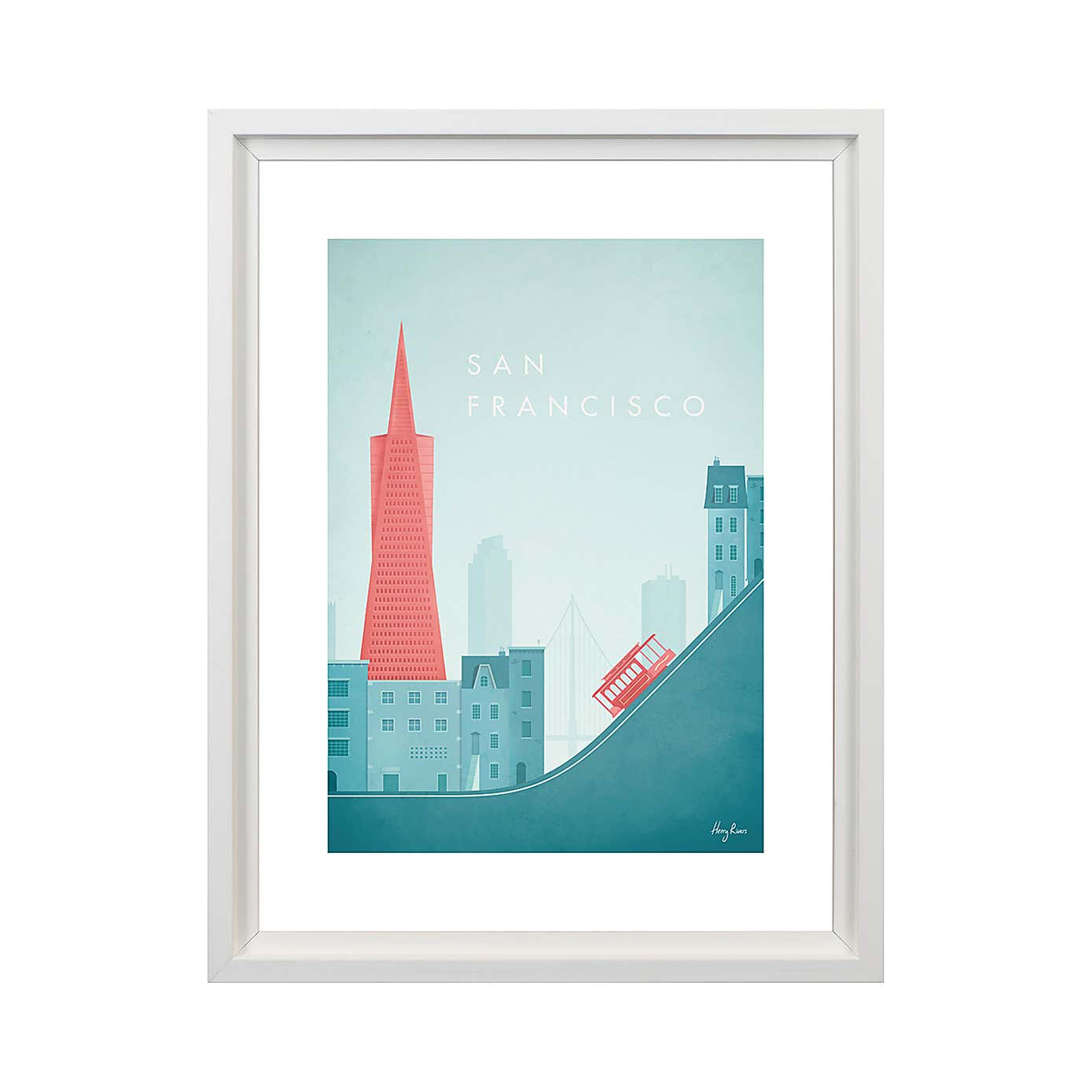 The Art Group San Francisco Framed Print