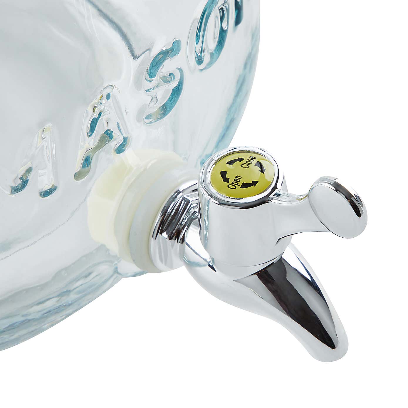 Dunelm Better 8L Glass Drinks Dispenser with Infuser