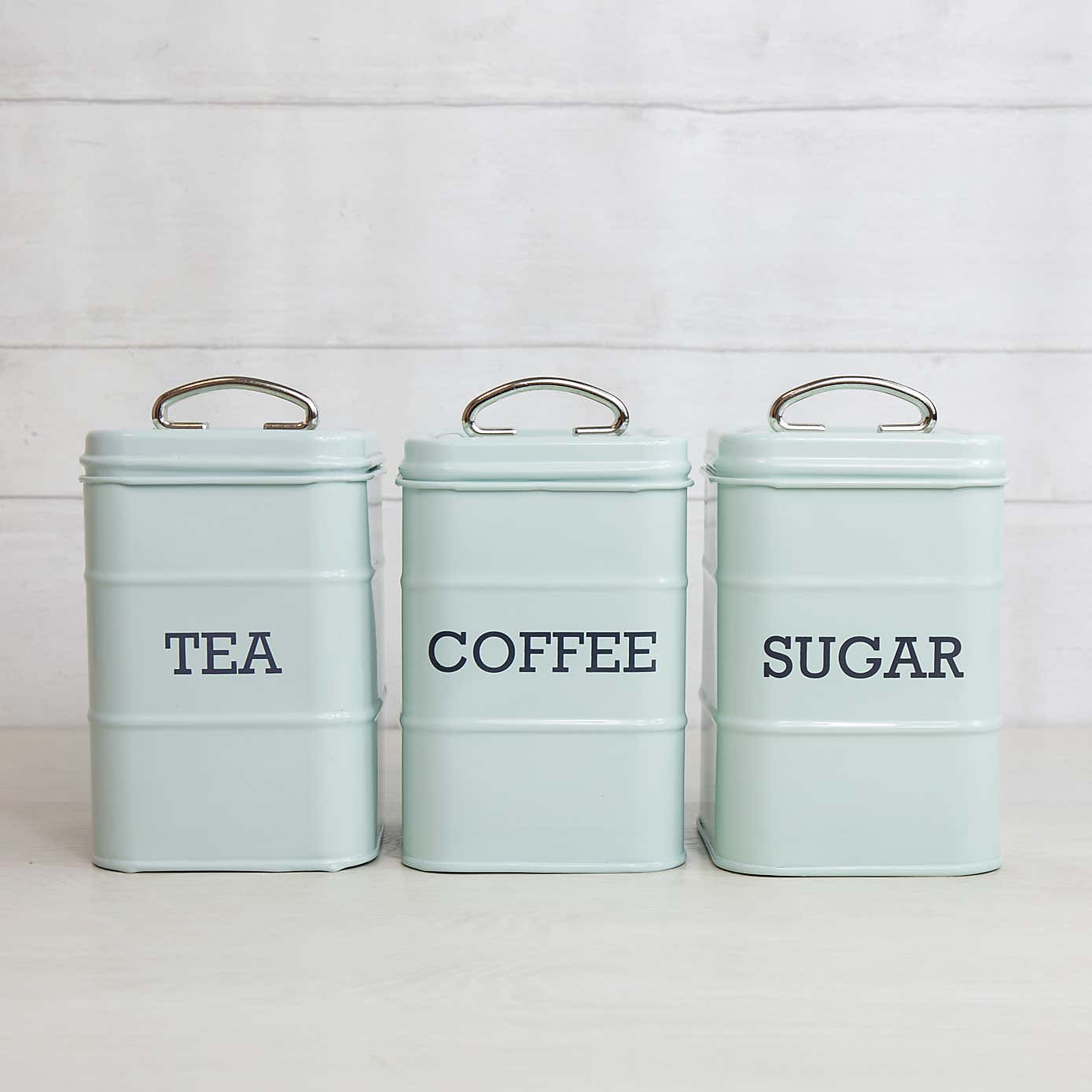 Vintage-Style Coffee Tea Sugar Canisters