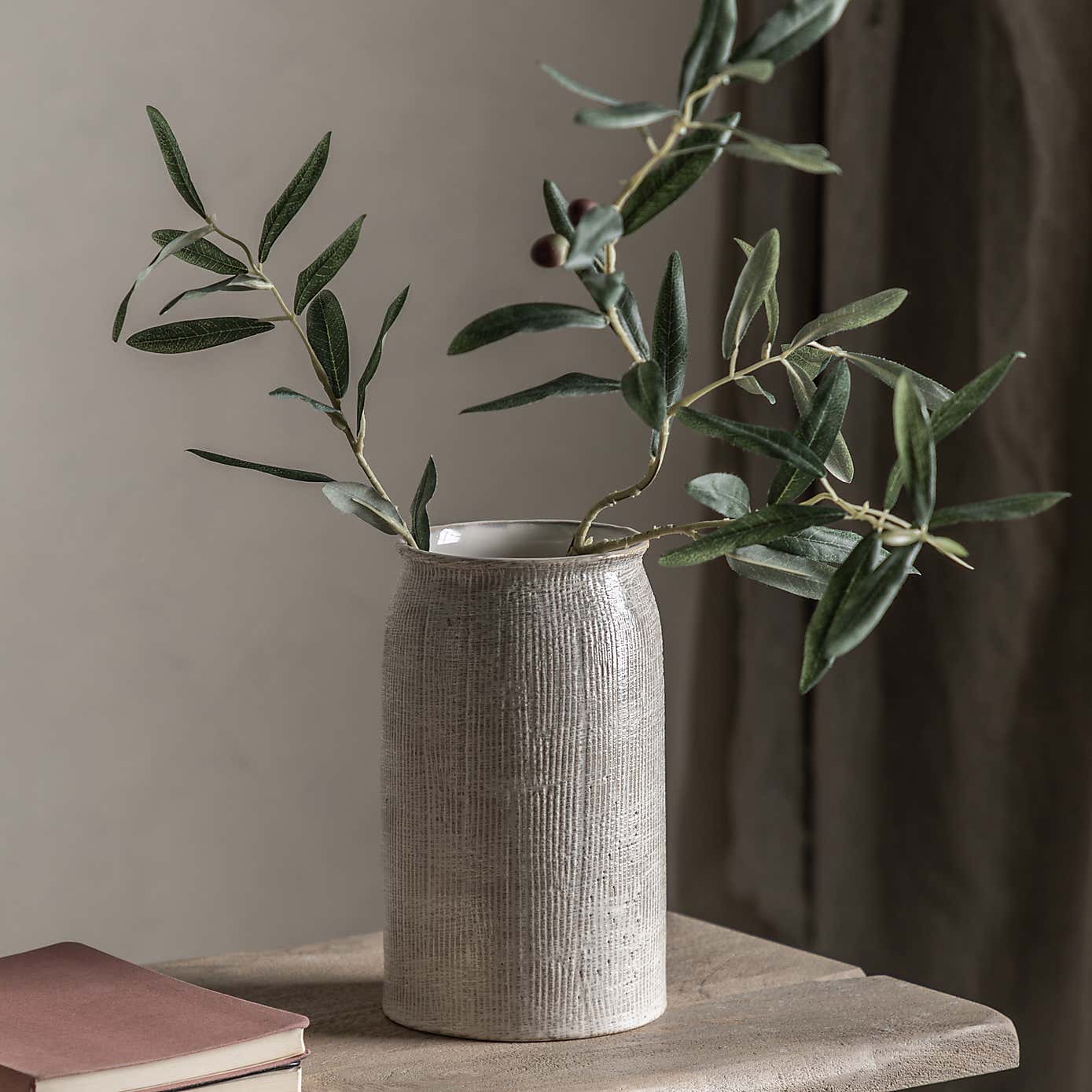 Nyla Stoneware Milk Vase