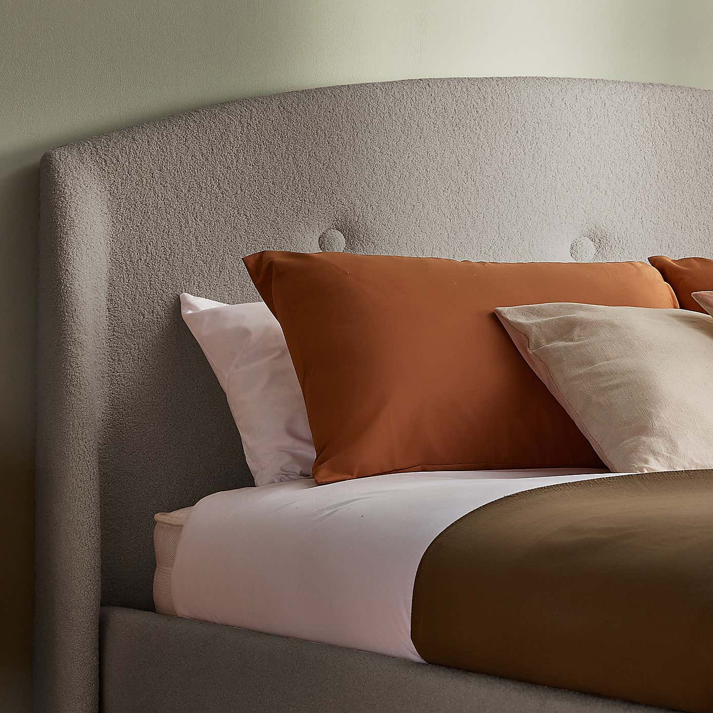 Silentnight Evana Bed Frame, Boucle