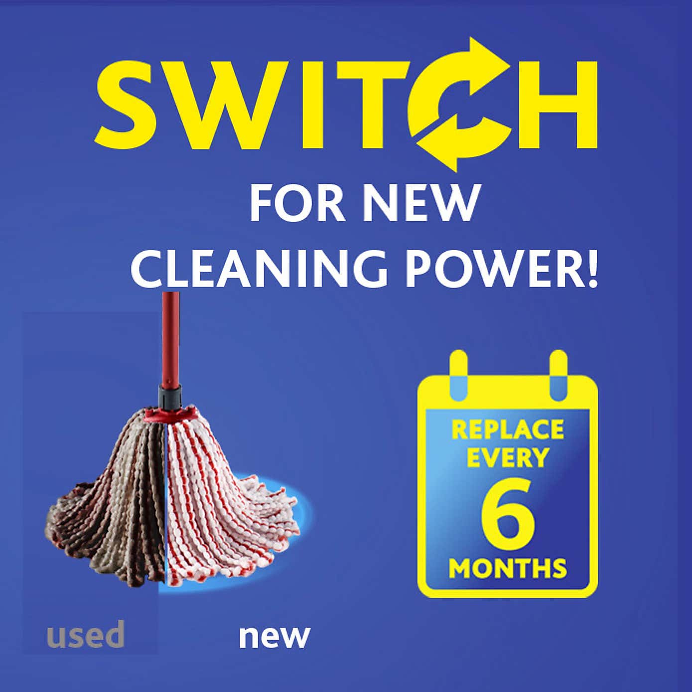 Vileda Microfibre & Power Mop Refill