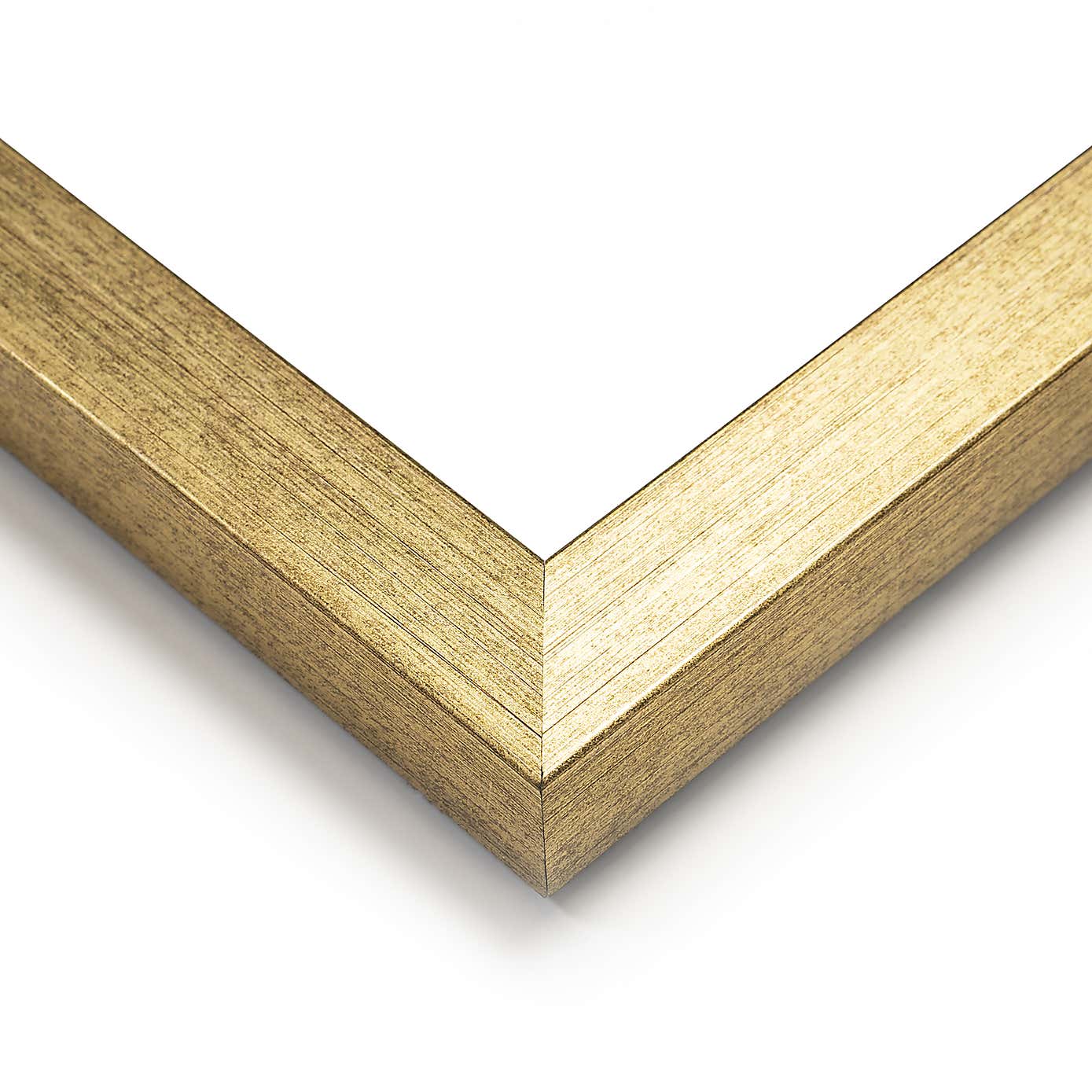 Set of 2 Abstract Blue & Gold Framed Prints