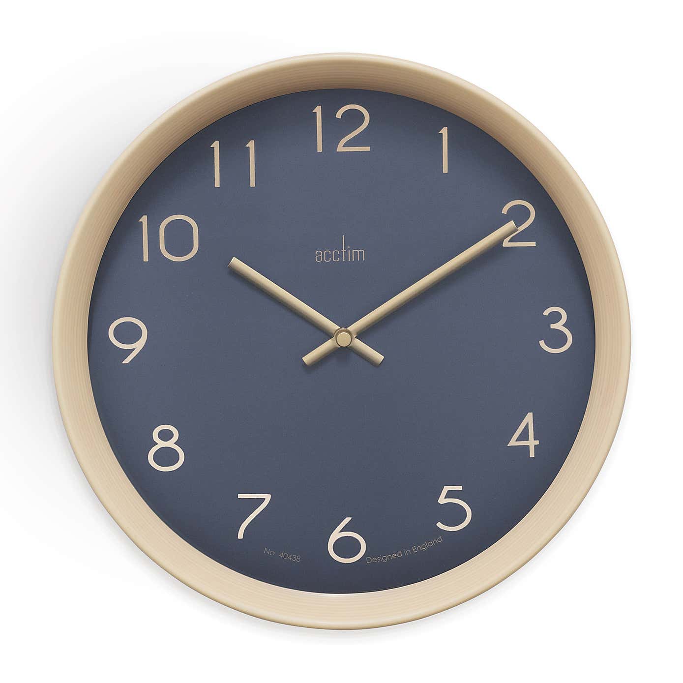 Acctim Upsilon Grey Wall Clock