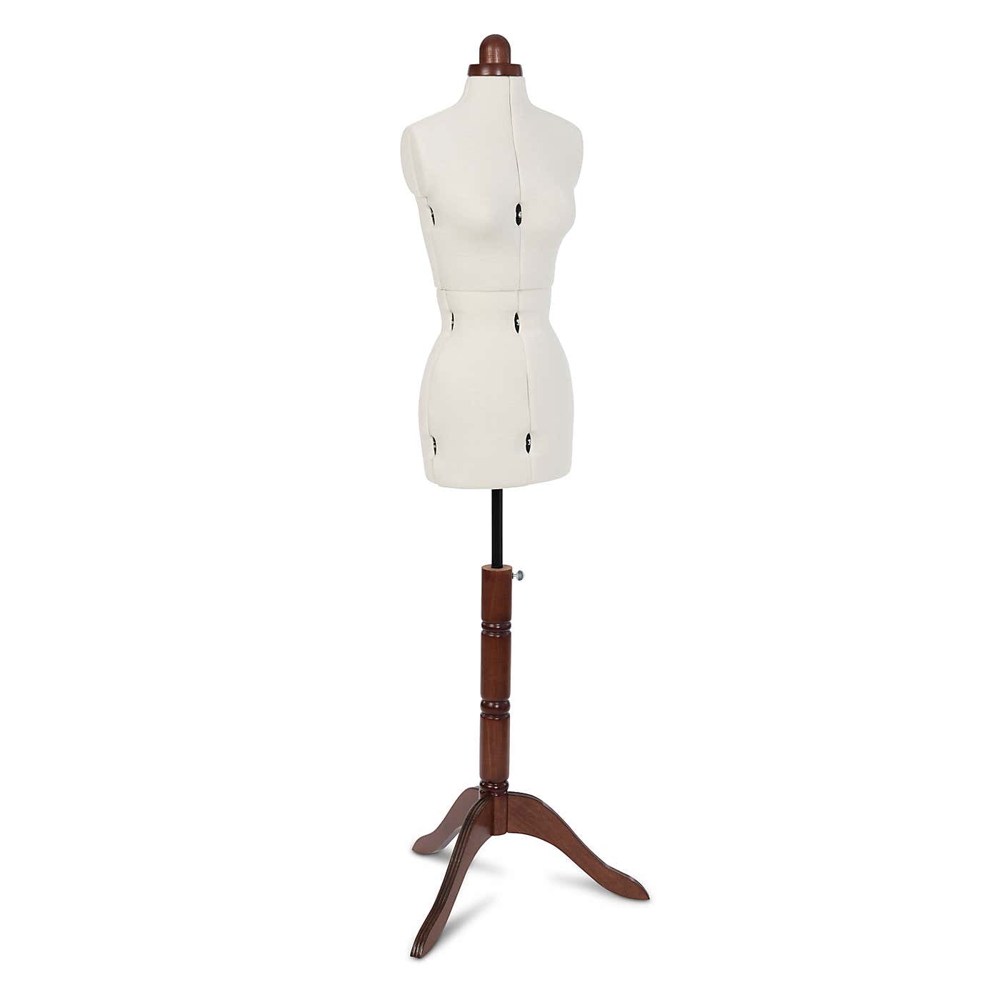 Lady Valet Ecru Adjustale Dress Form