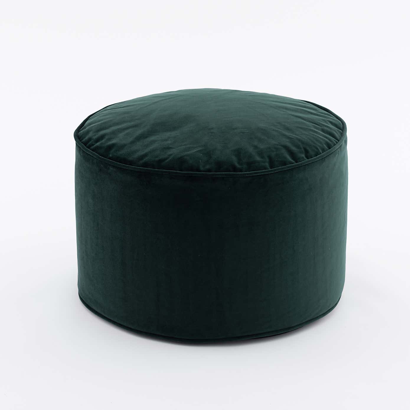 Eliza Velvet Old Gold Pouffe