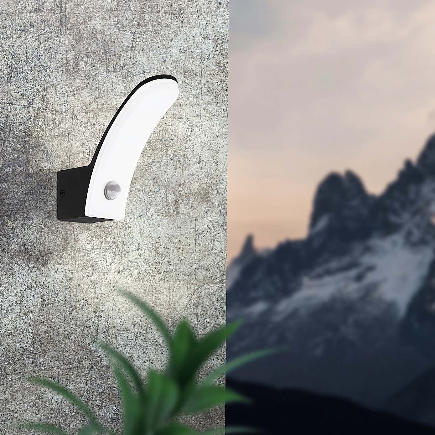 EGLO Fiumicino Modern LED Indoor Outdoor Sensor Wall Light