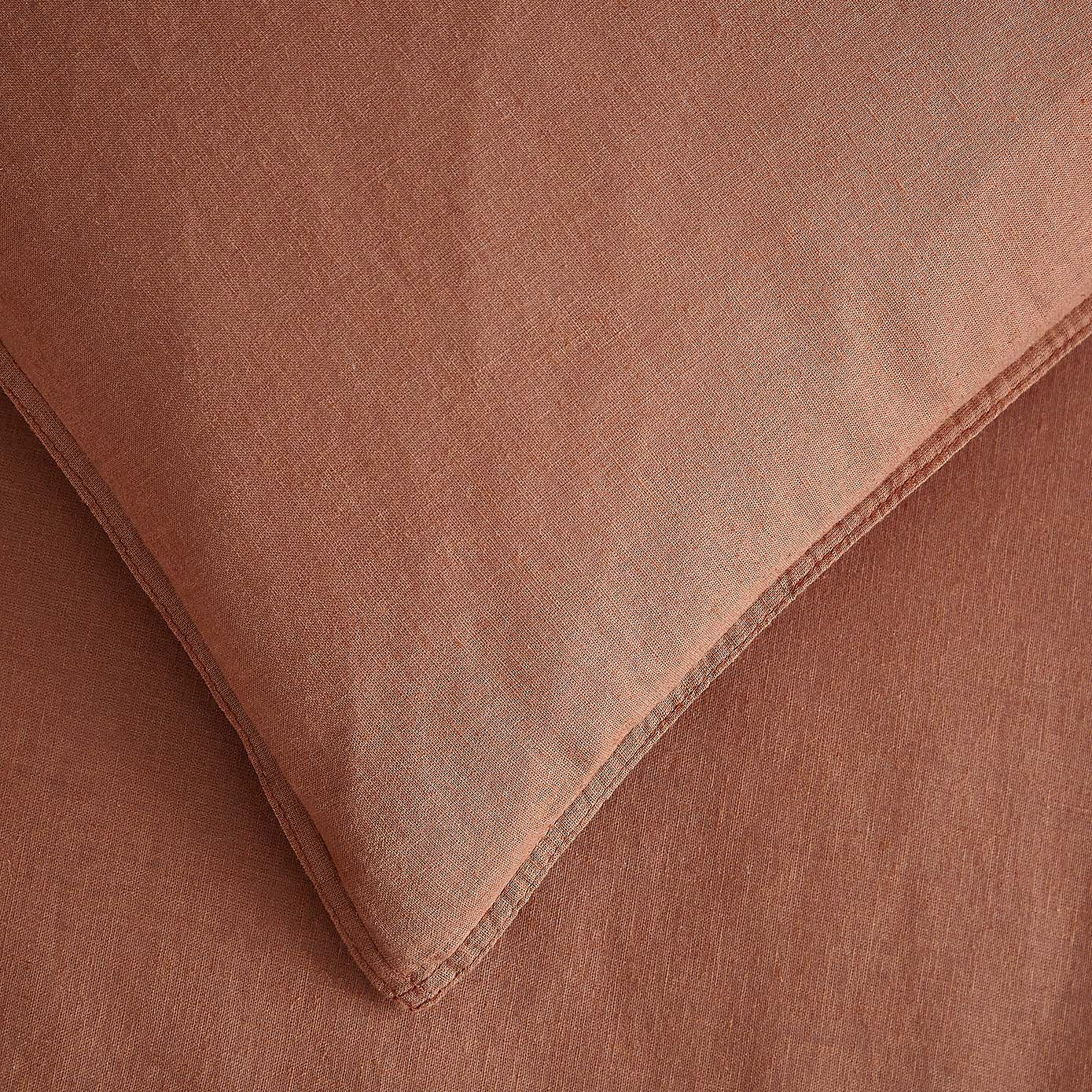 Cotton Linen White Duvet Cover & Pillowcase Set