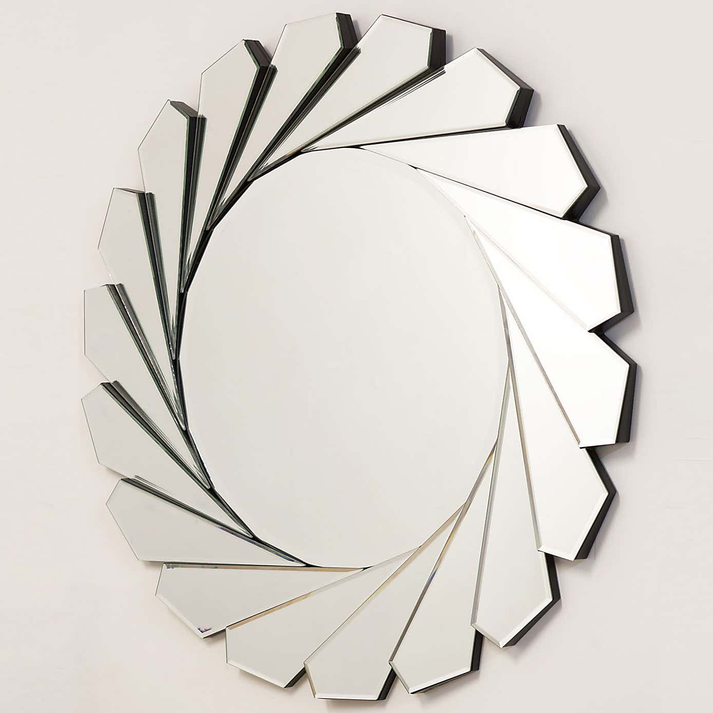 Surrey Swept Round Wall Mirror