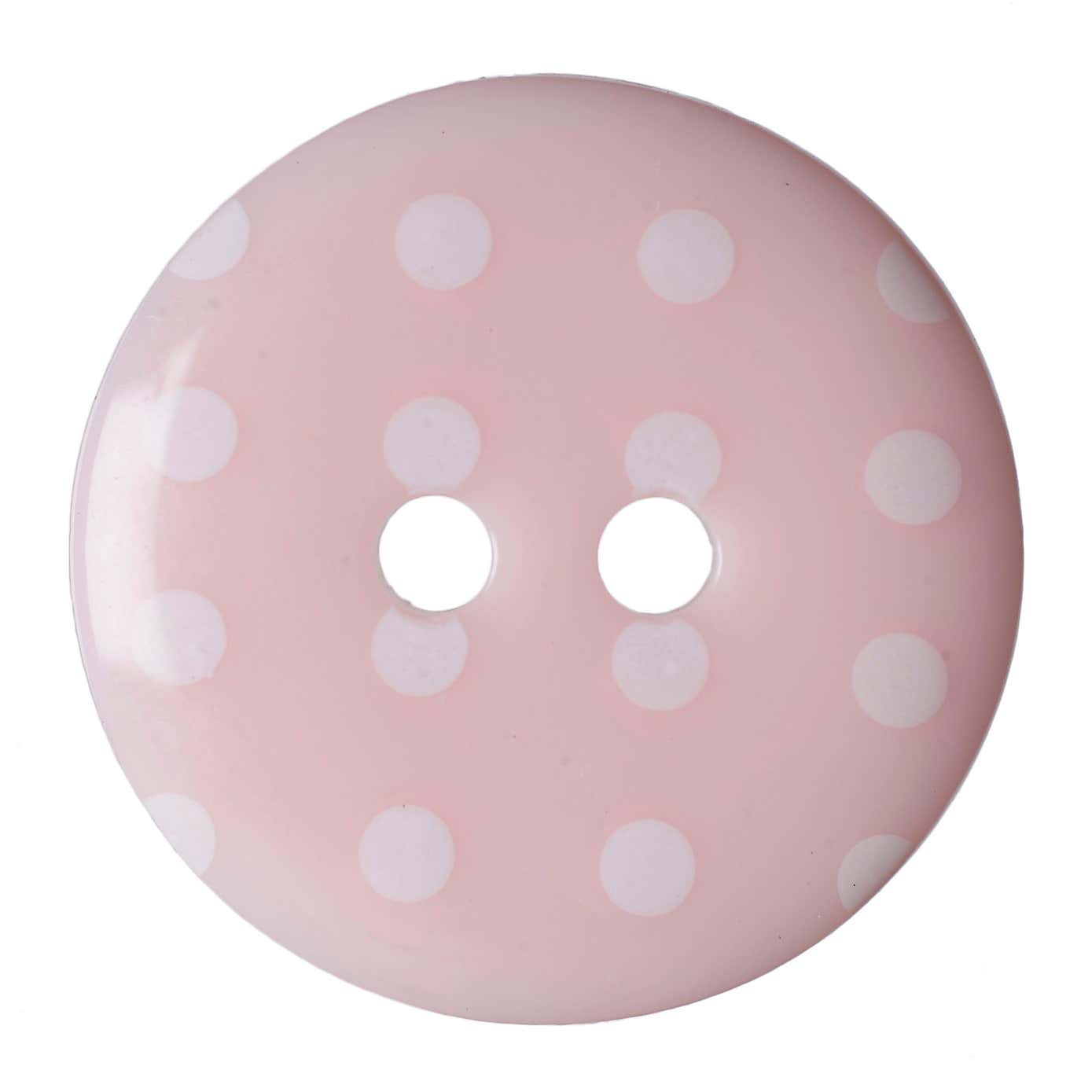 Round Polka Dot Buttons 17.5mm Pack of 4