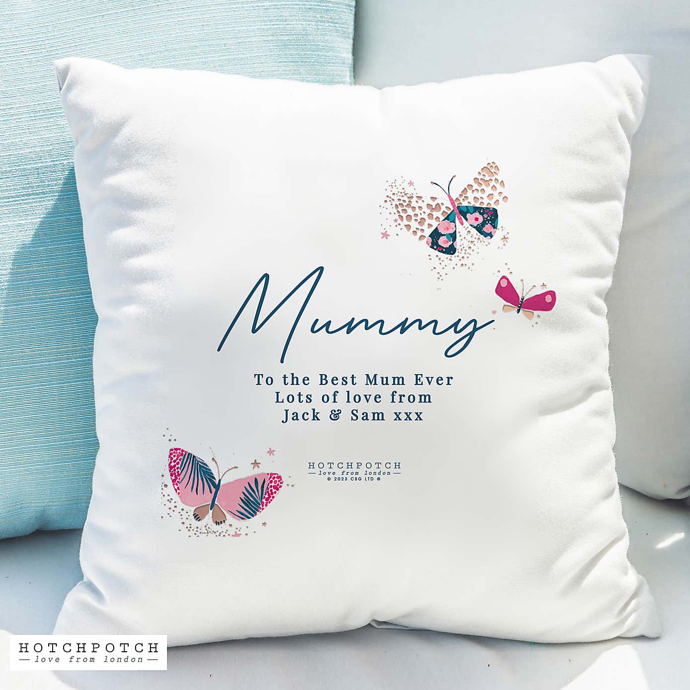 Personalised Butterfly Cushion
