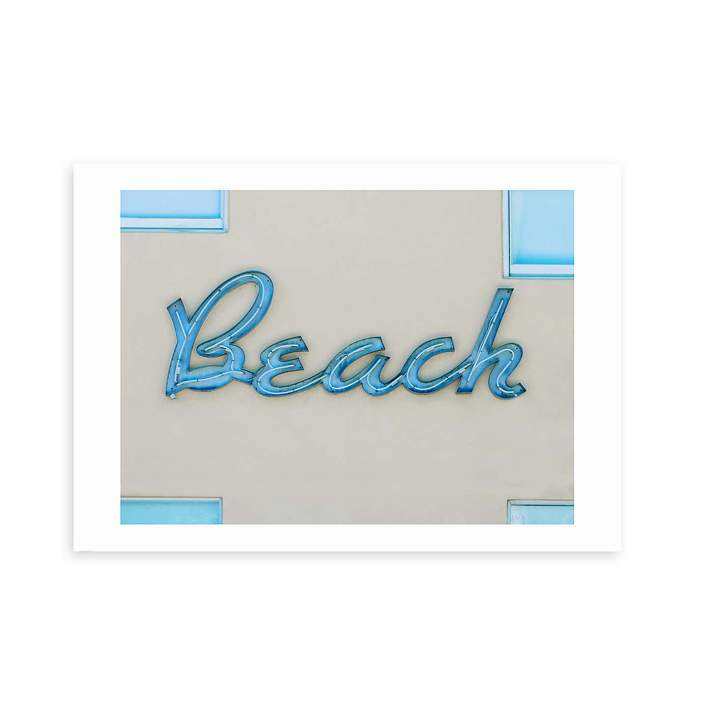 East End Prints Beach Print by Capricorn Press