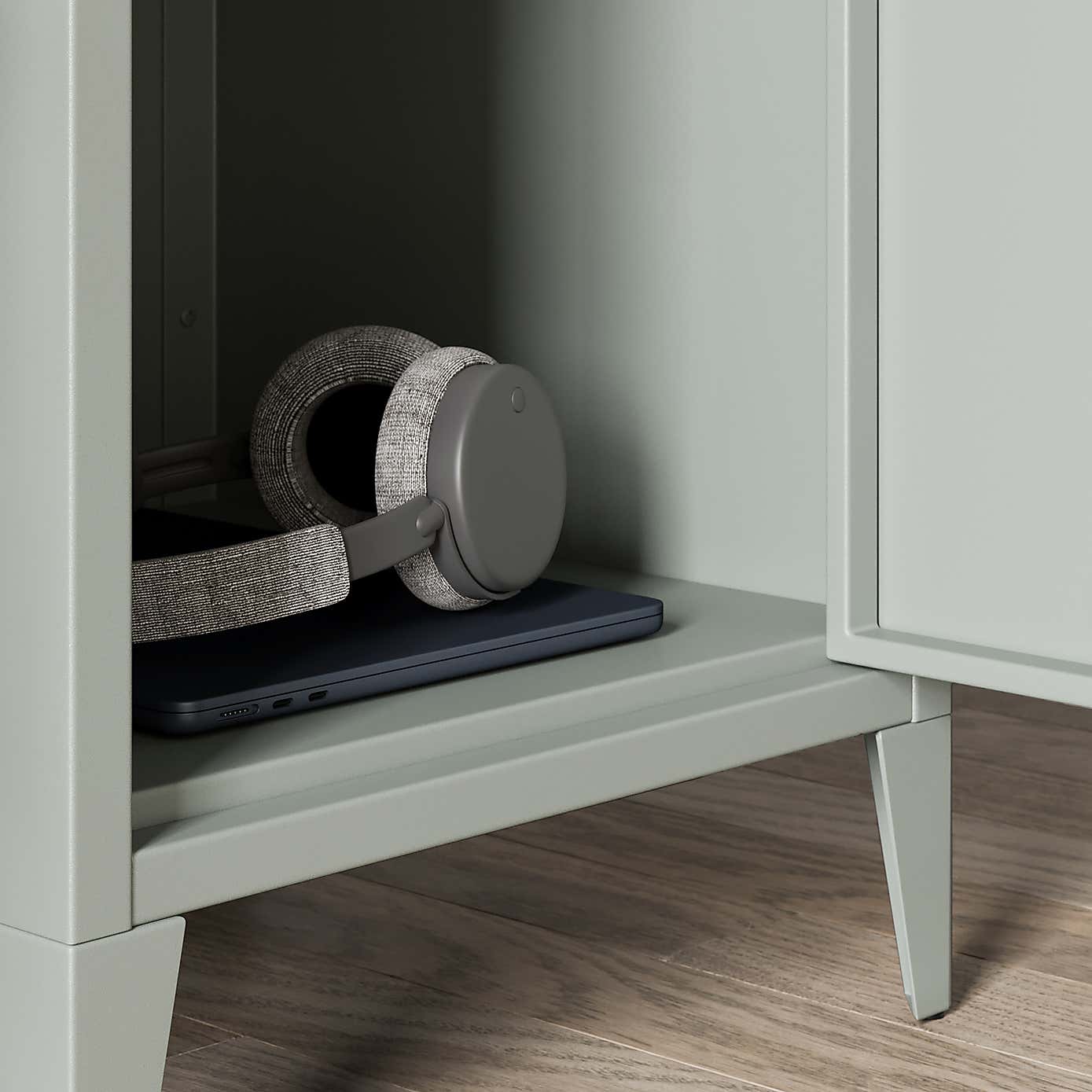 Helga Metal Bedside Table