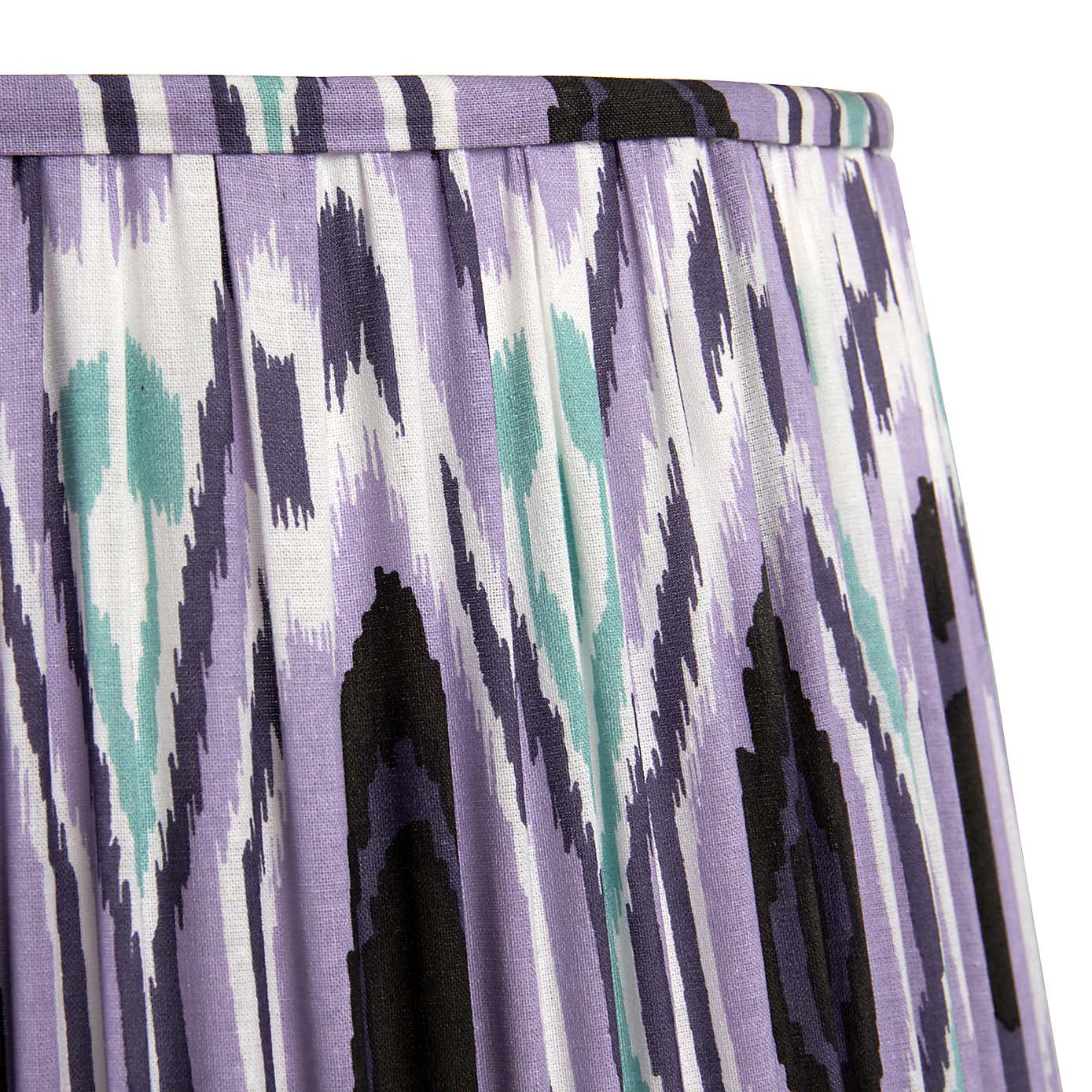 Izara Ikat Patterned Gathered Tapered Shade