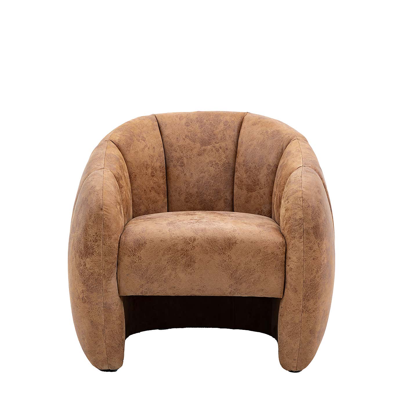 Brea Tub Chair, Leather