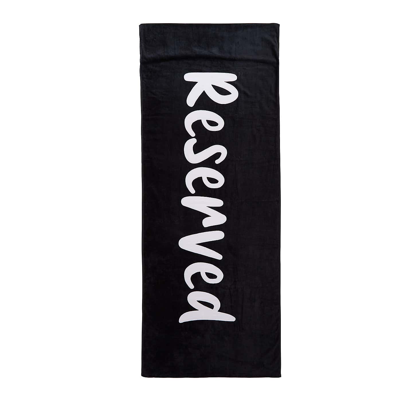 Catherine Lansfield Reserved Cotton Beach Towel
