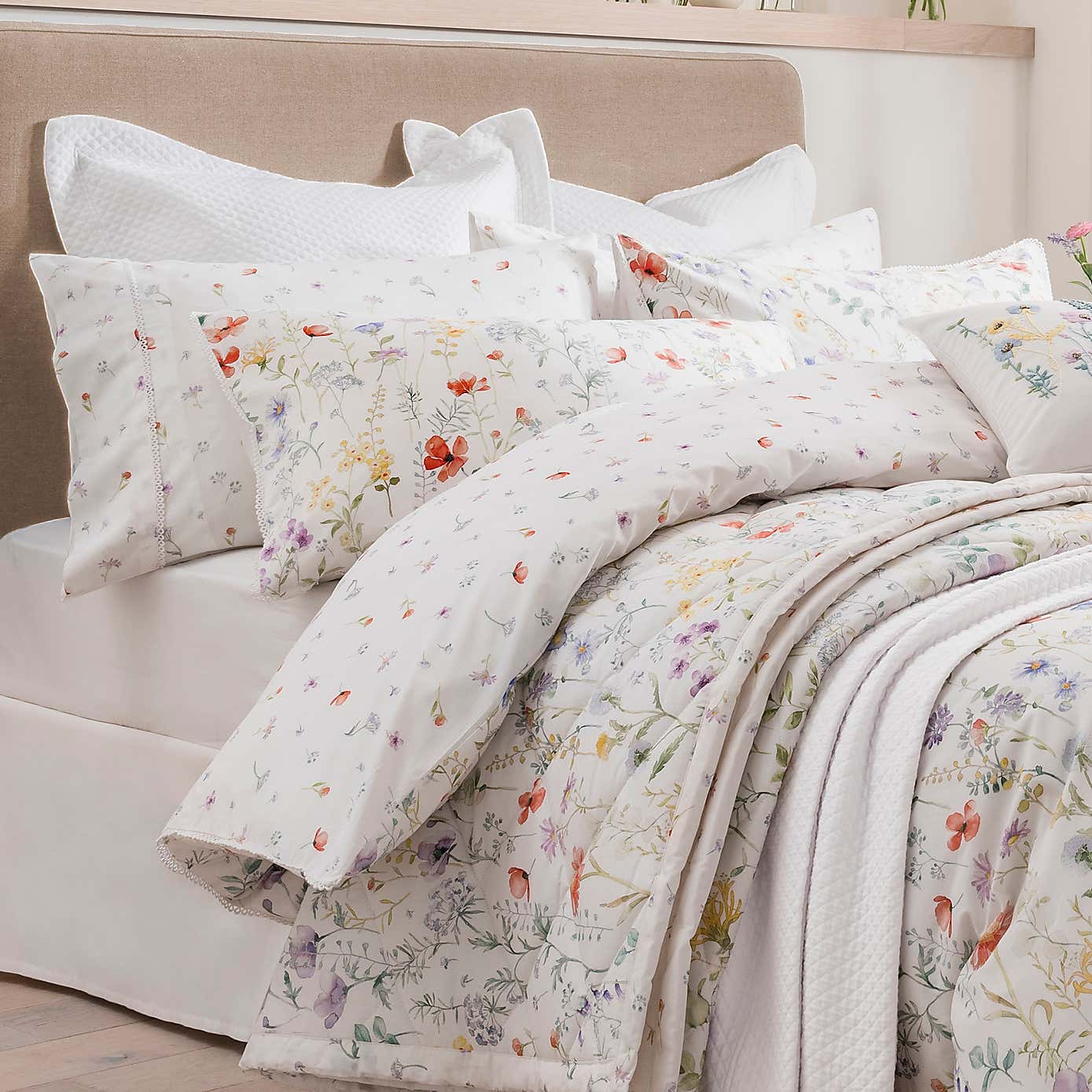 Dorma Wildflower Digitally Printed 100% Cotton Duvet Cover