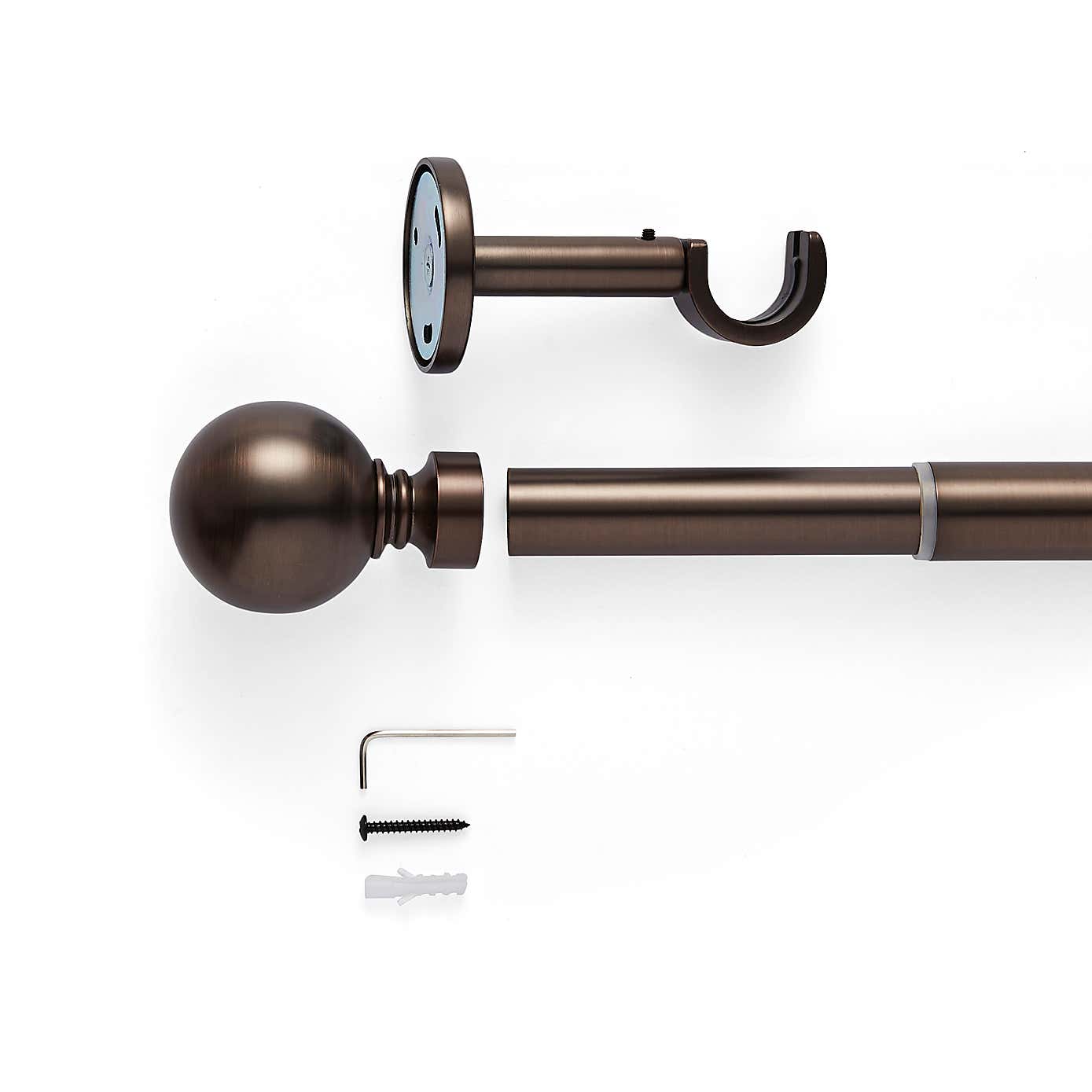 Ashton Metal Extendable Eyelet Curtain Pole