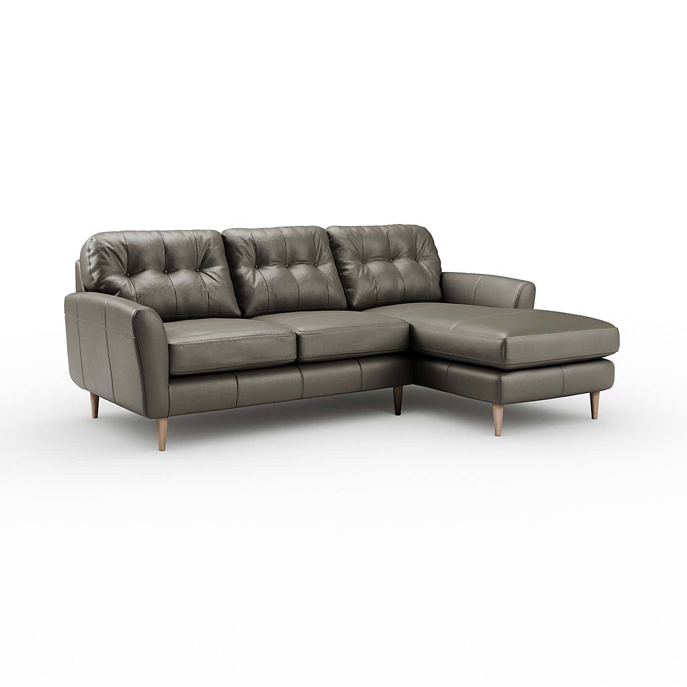 Sven Classic Leather Large Corner Chaise Sofa