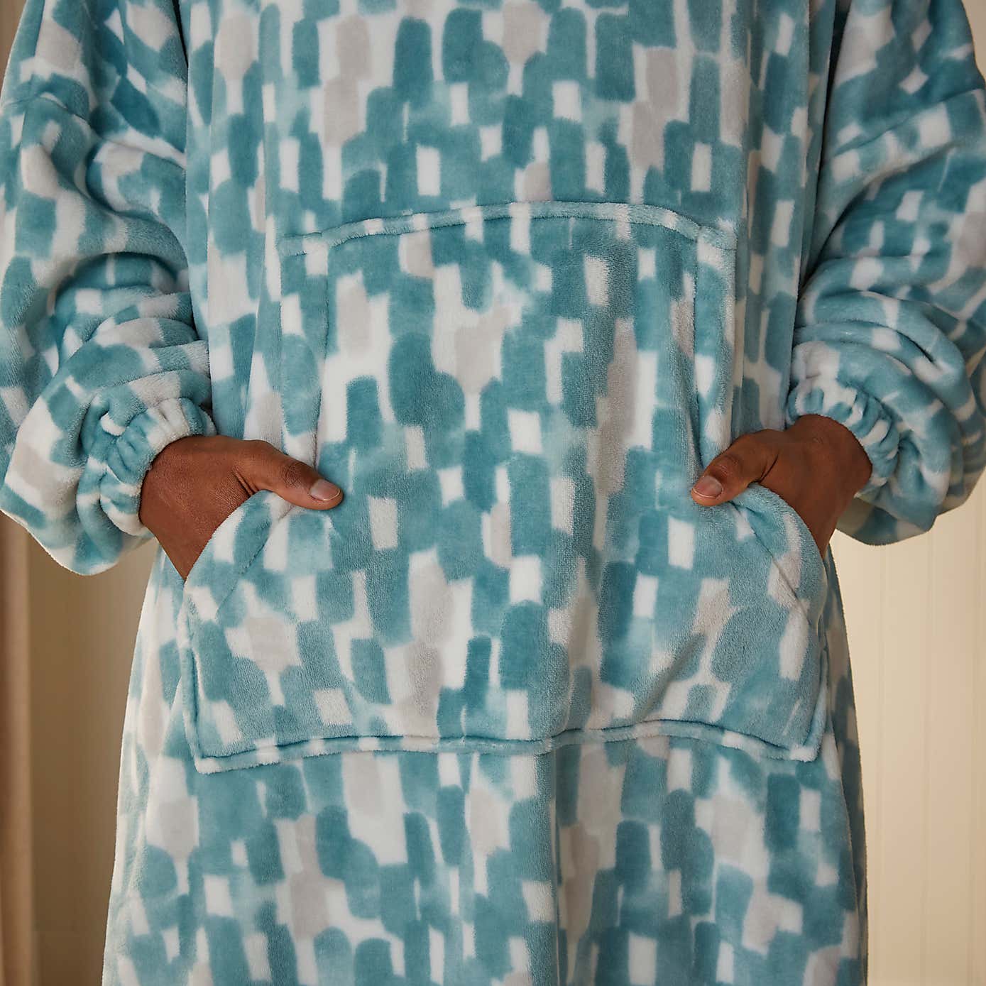 Oversized Geo Hoodie