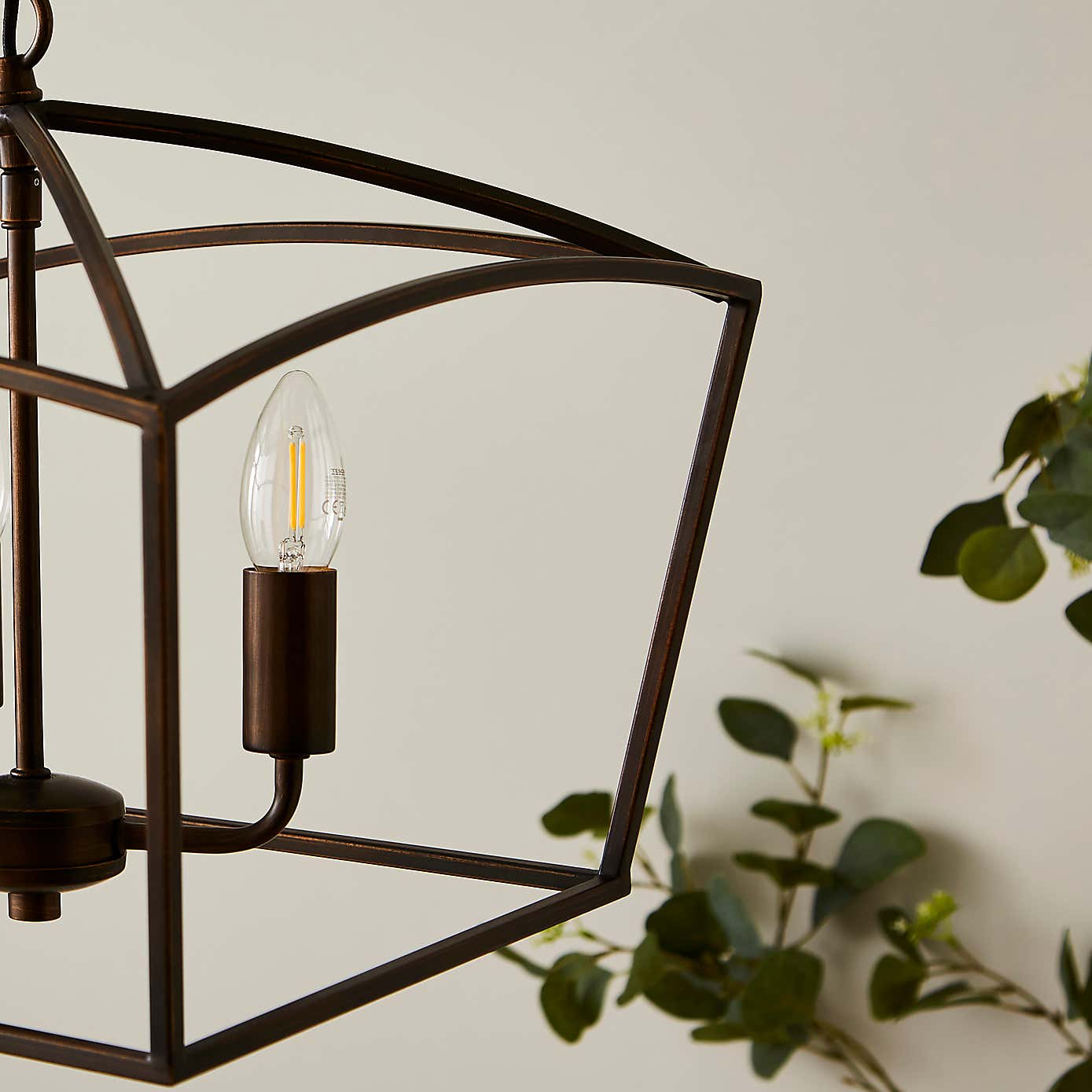 Orlando Industrial 3 Light Adjustable Pendant Light