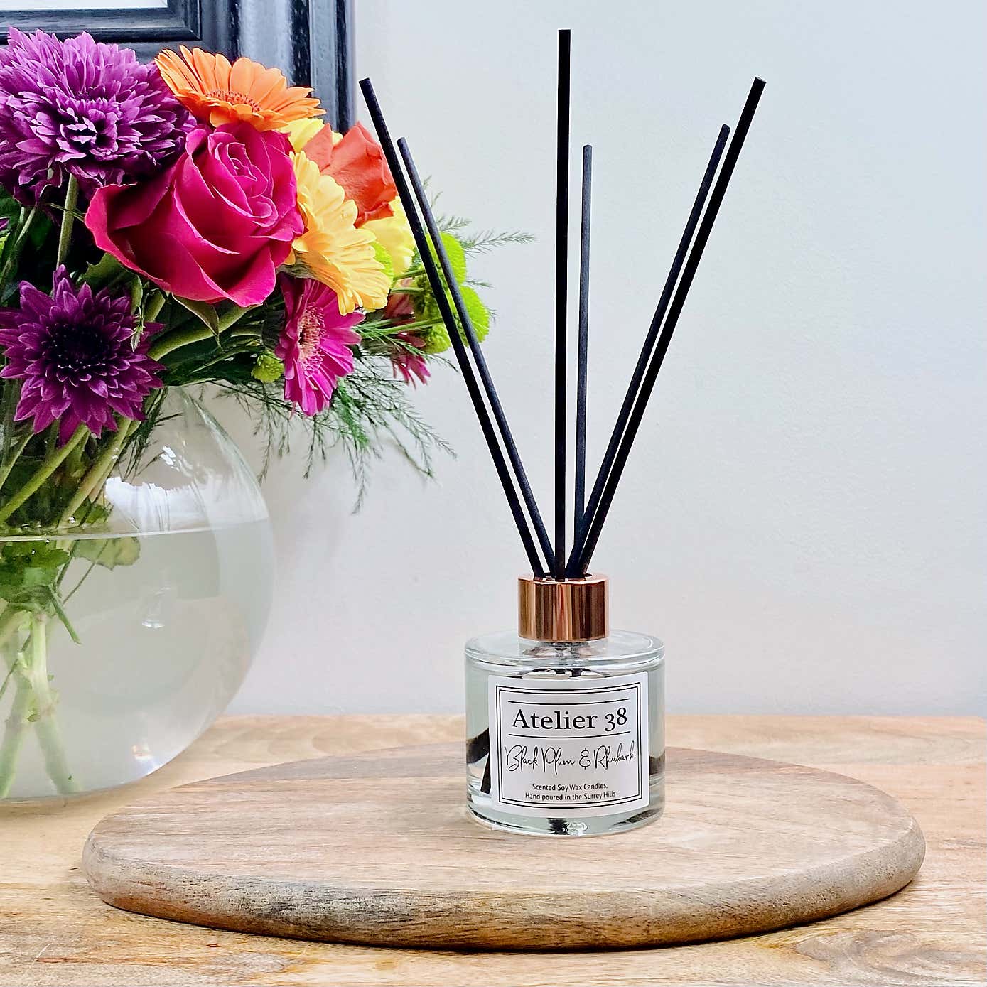 Atelier 38 Black Plum & Rhubarb Reed Diffuser