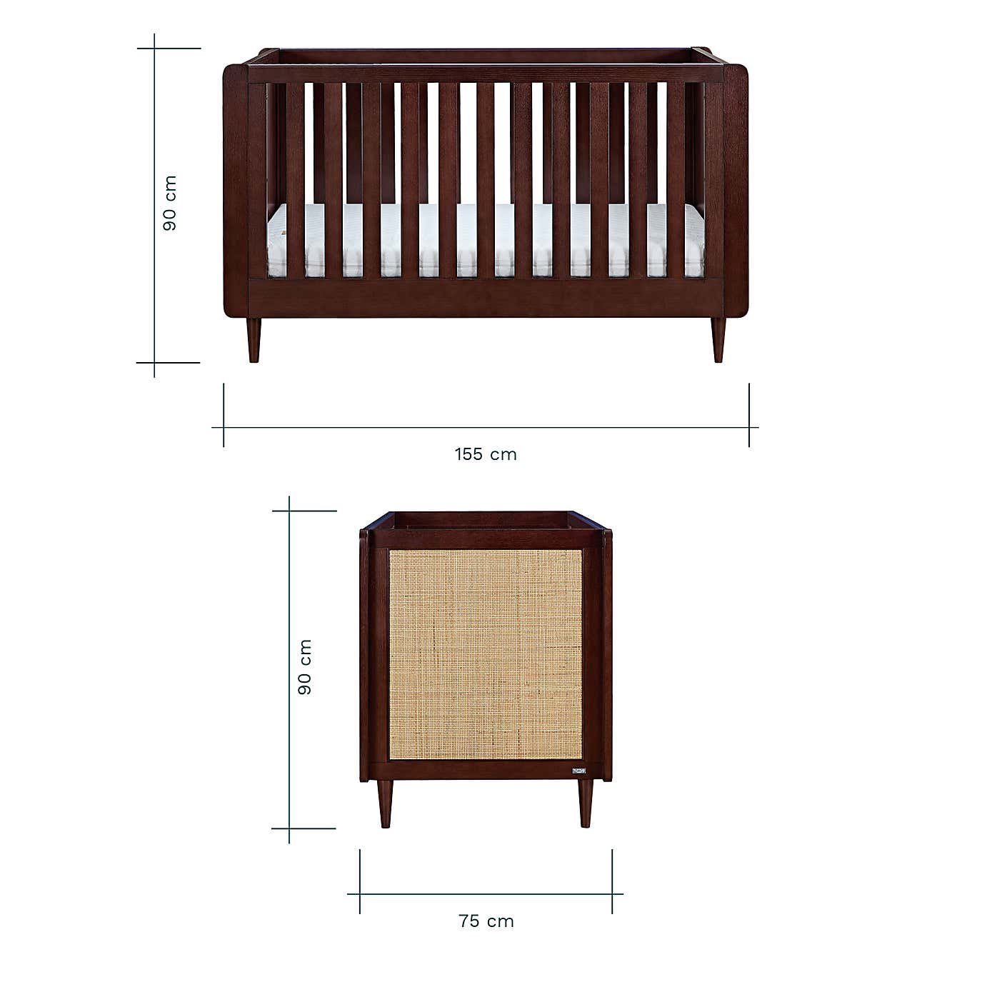 Tutti Bambini Japandi Cot Bed