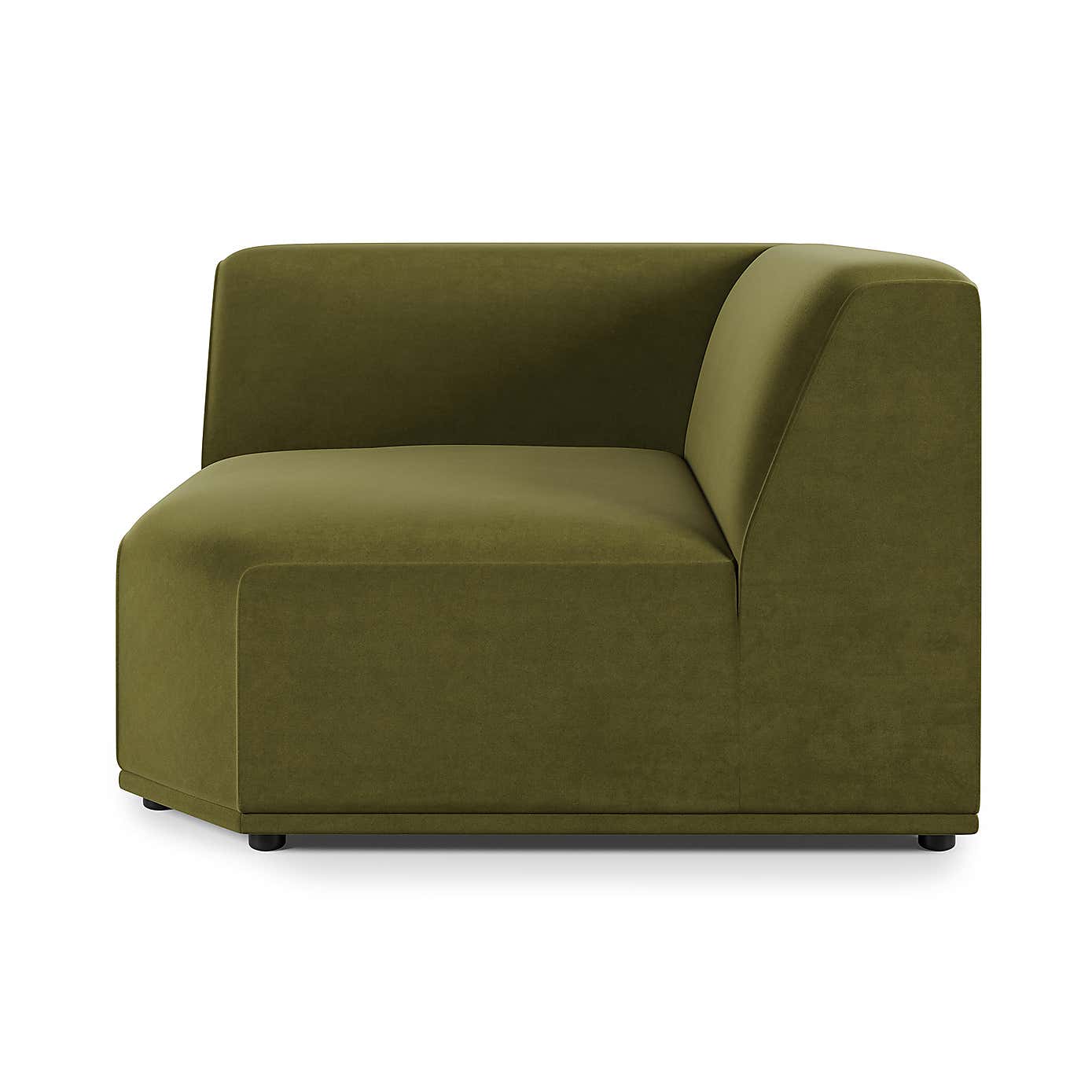 Modular Cruz Velvet Corner Seat