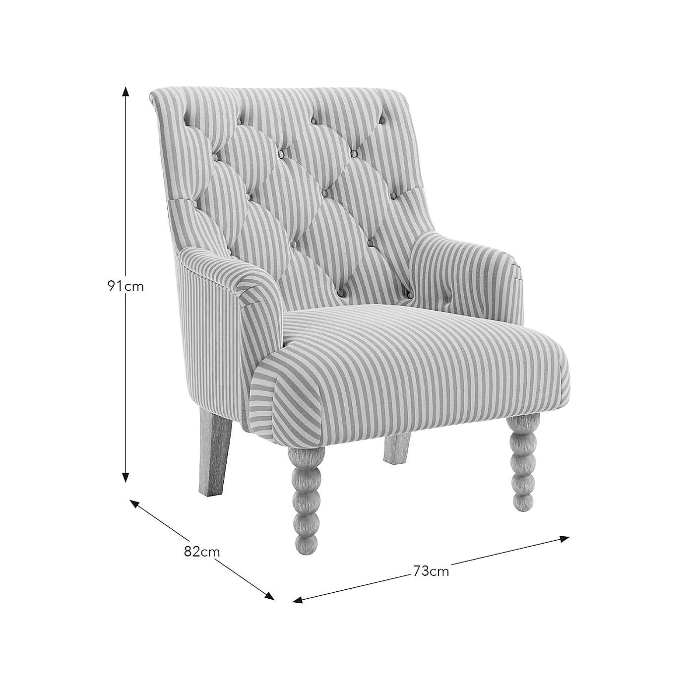 Arianna Linford Stripe Armchair