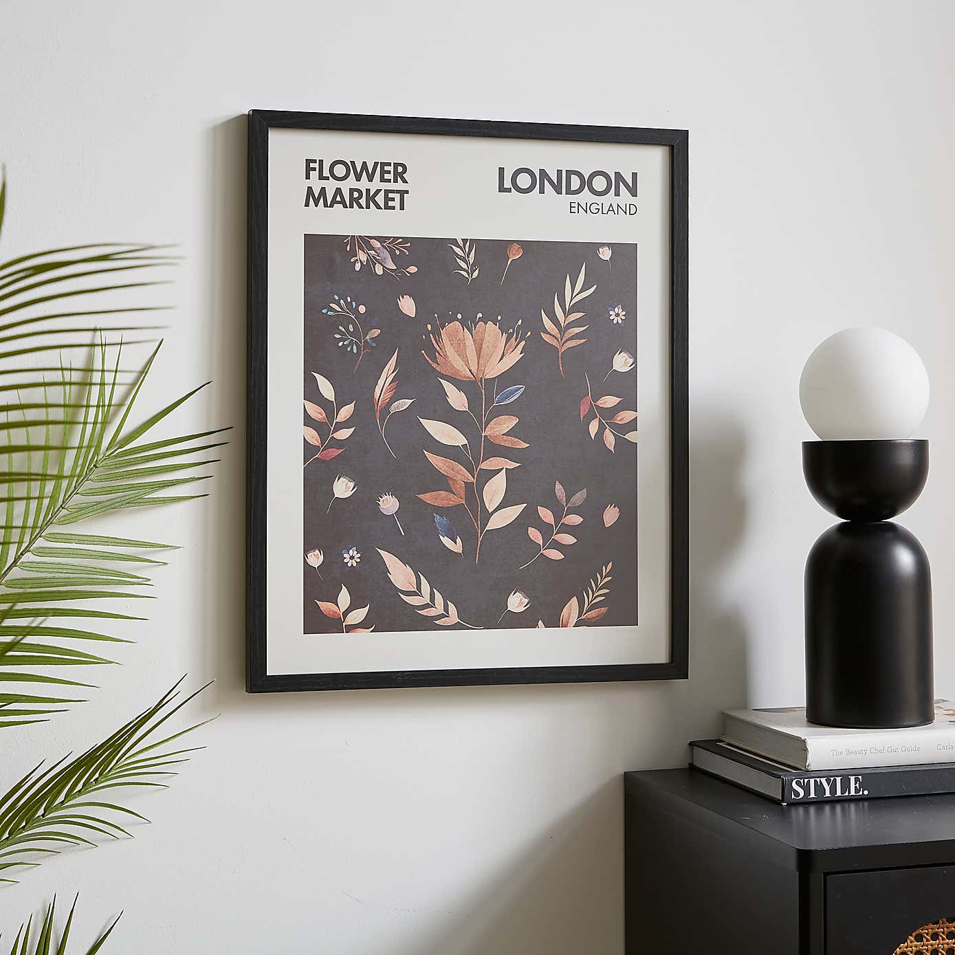 Flower Market London Framed Print