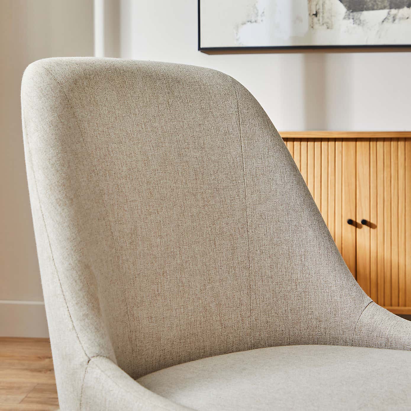 Eddie Luna Fabric Dining Chair