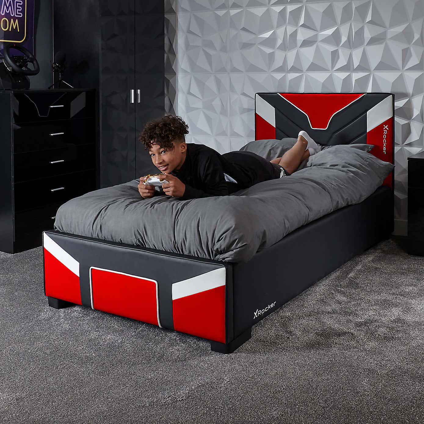 X Rocker Cerberus MKII Ottoman Bed