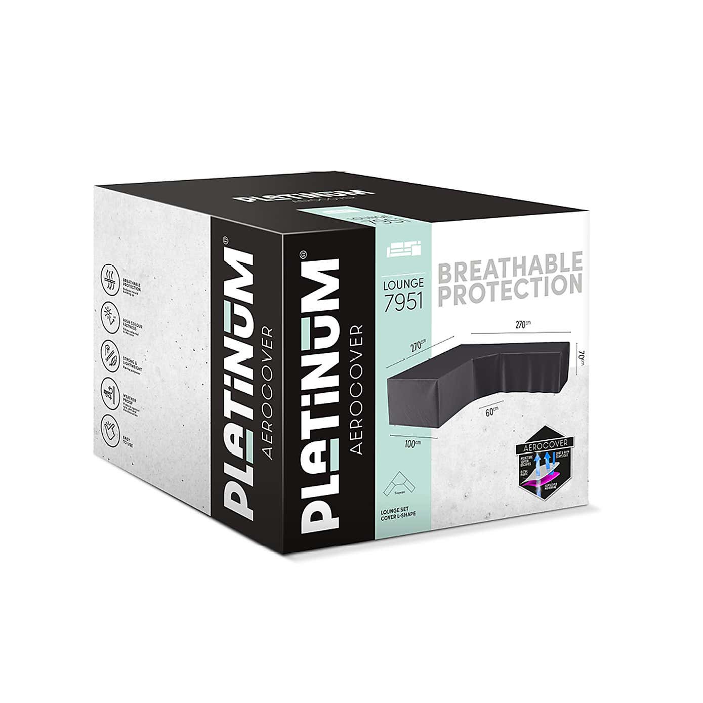 Aerocover Trapeze Outdoor Seating Cover Set