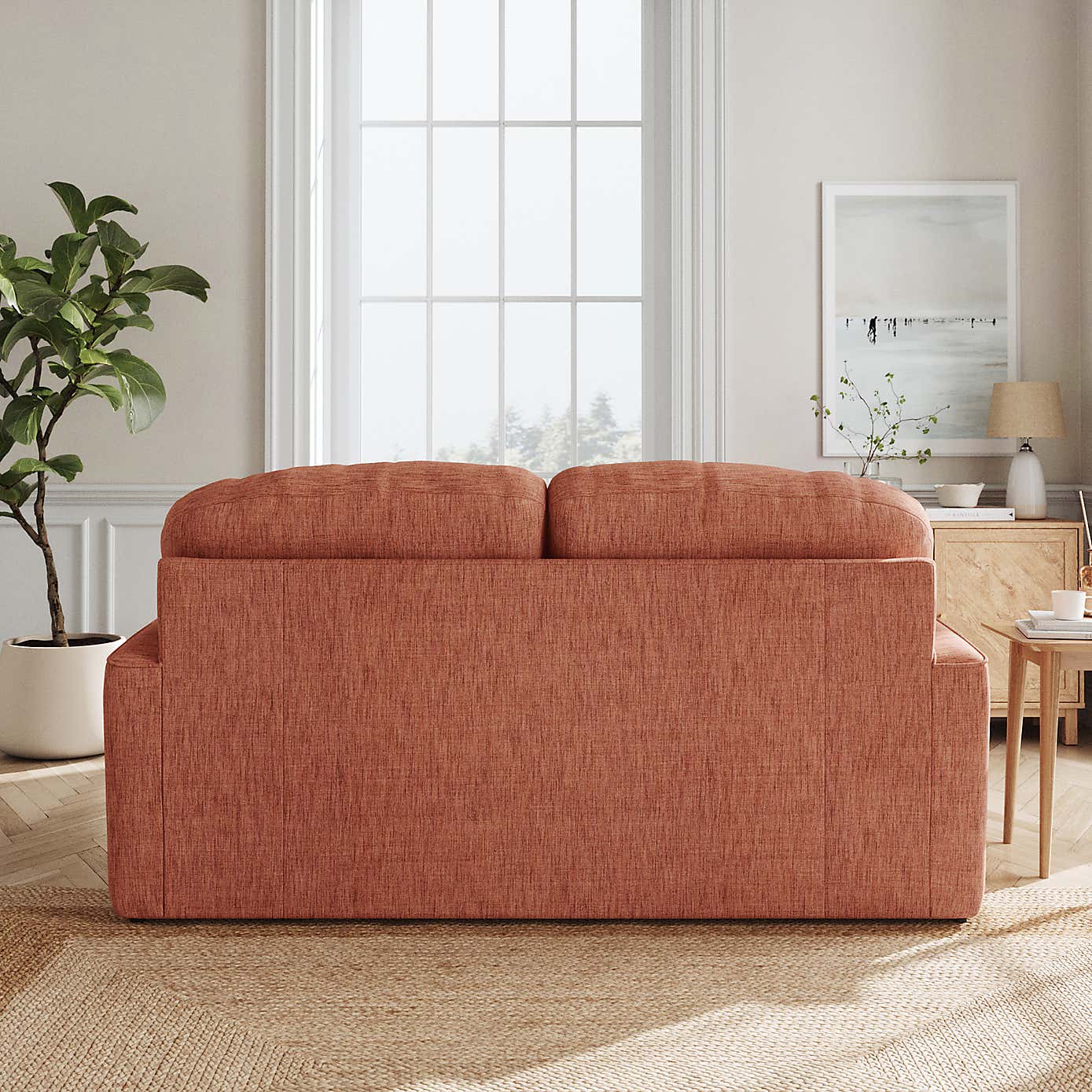 Slub Faux Linen Fabric Sample