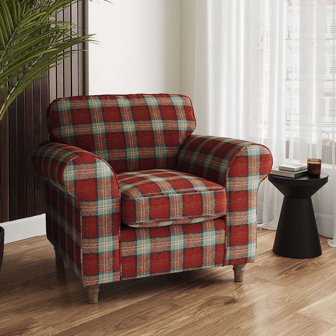 Flori Orkney Armchair, Check Pattern