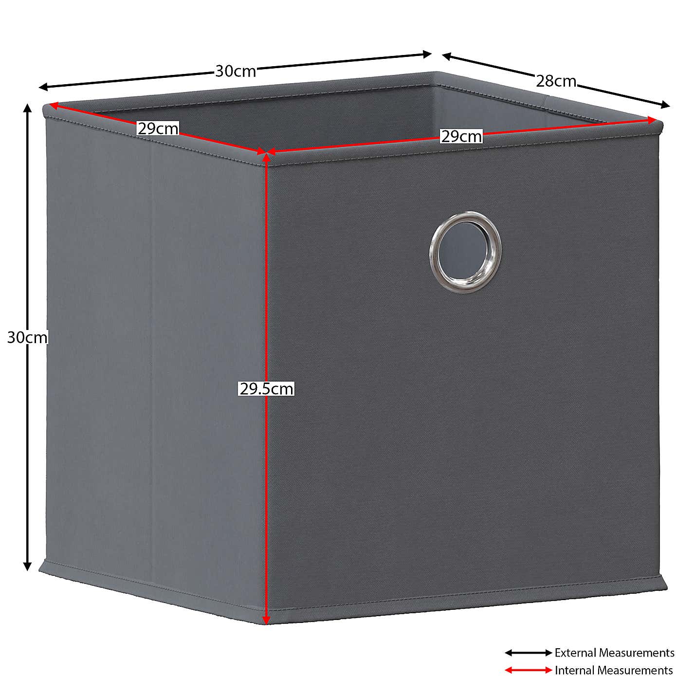 Vida Designs Durham Storage Basket  Cube