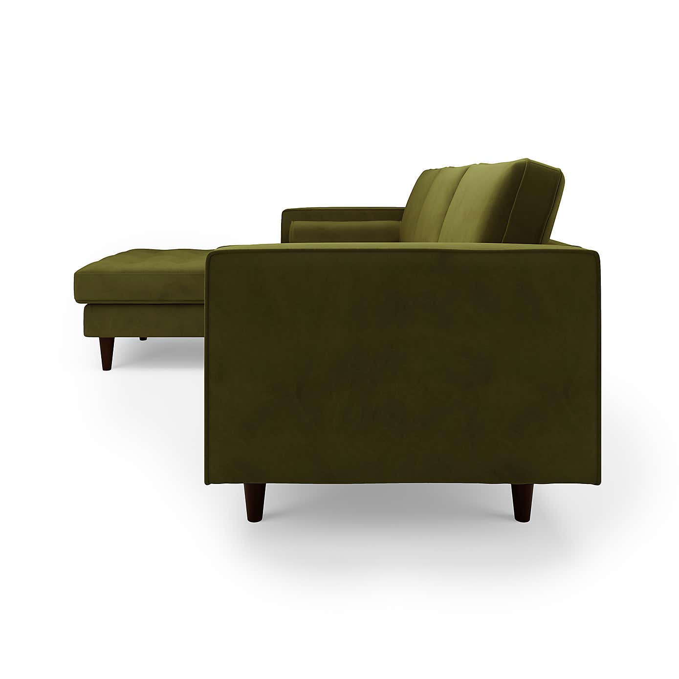 Zoe Velvet Left Hand Corner Sofa