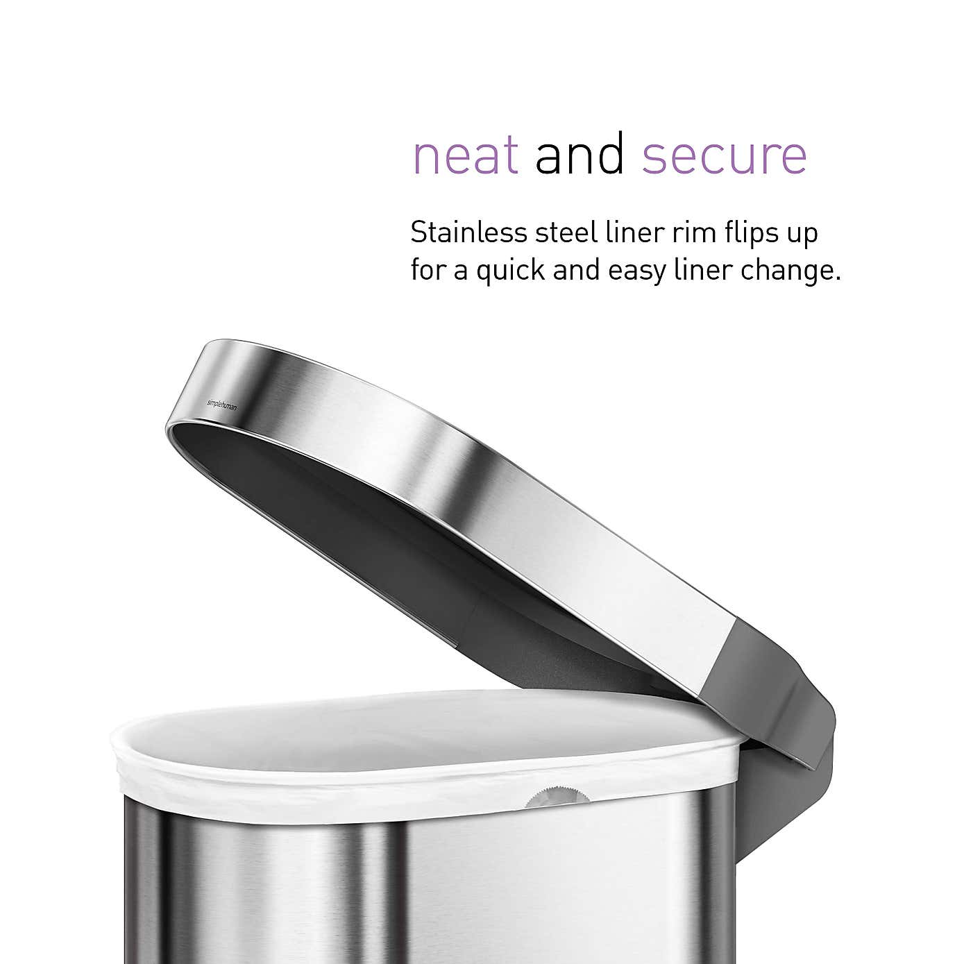 Simplehuman Slim 45L Pedal Bin