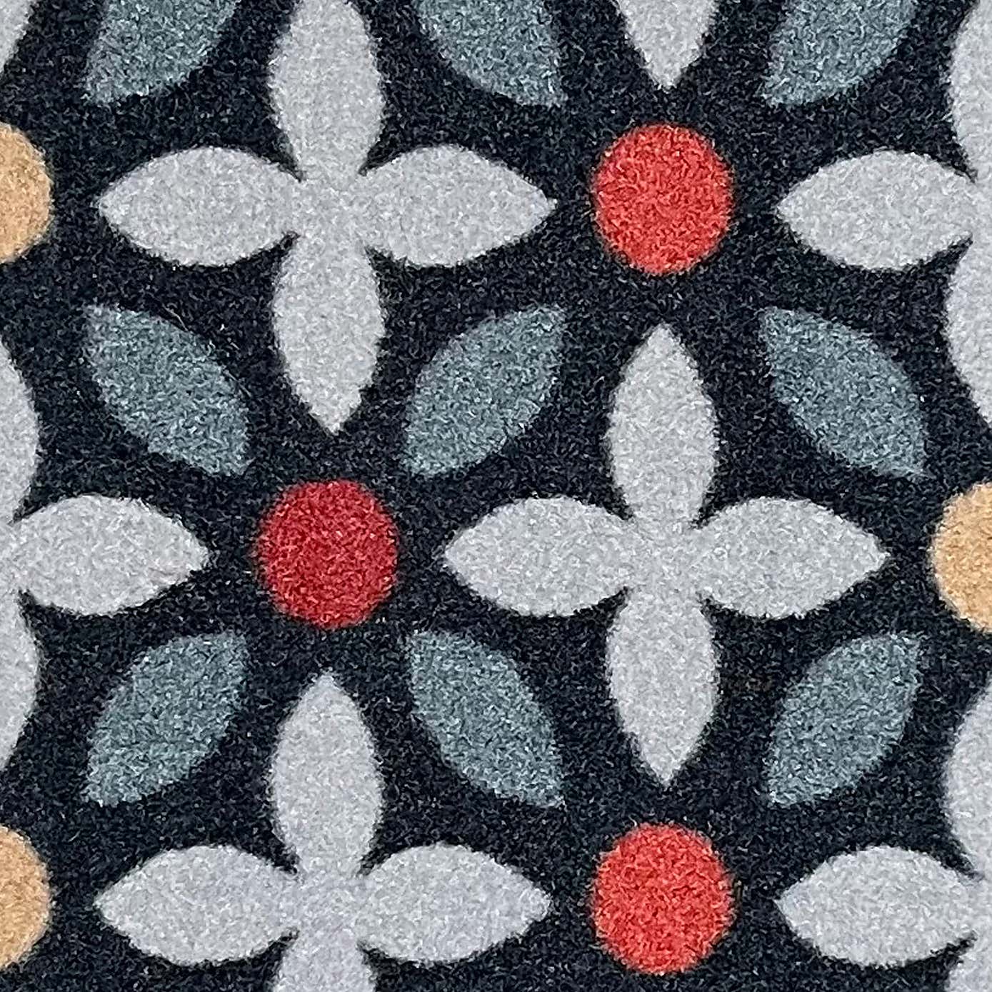 Scrape N Sorb Floral Geometric Outdoor Doormat