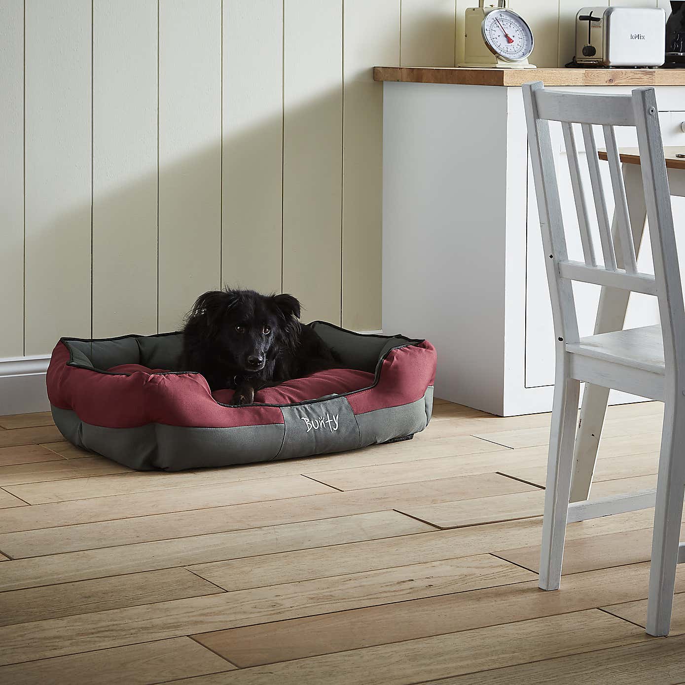 Bunty Red Waterproof Anchor Dog Bed