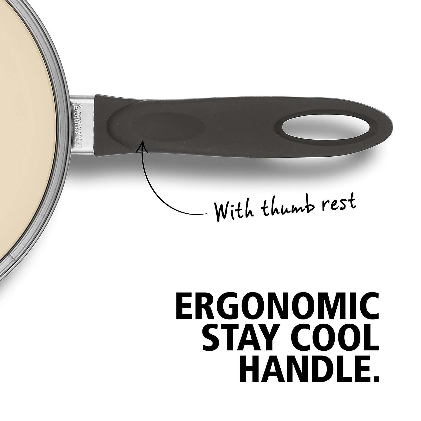 Brabantia Non-Stick Aluminium Sage 5 Piece Pan Set