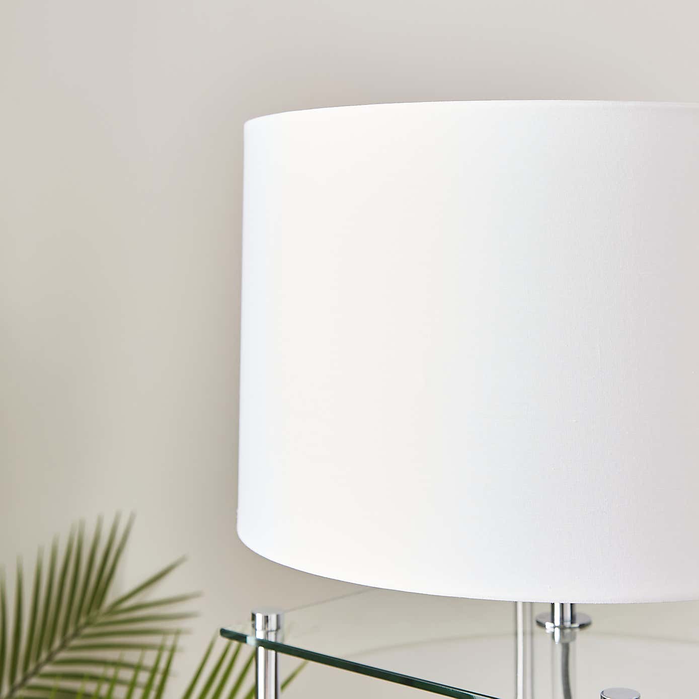 Wendell Glass Shelved Floor Lamp