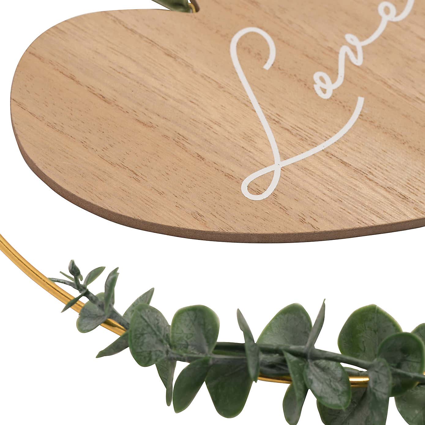 Love Story Love Hoop Wreath