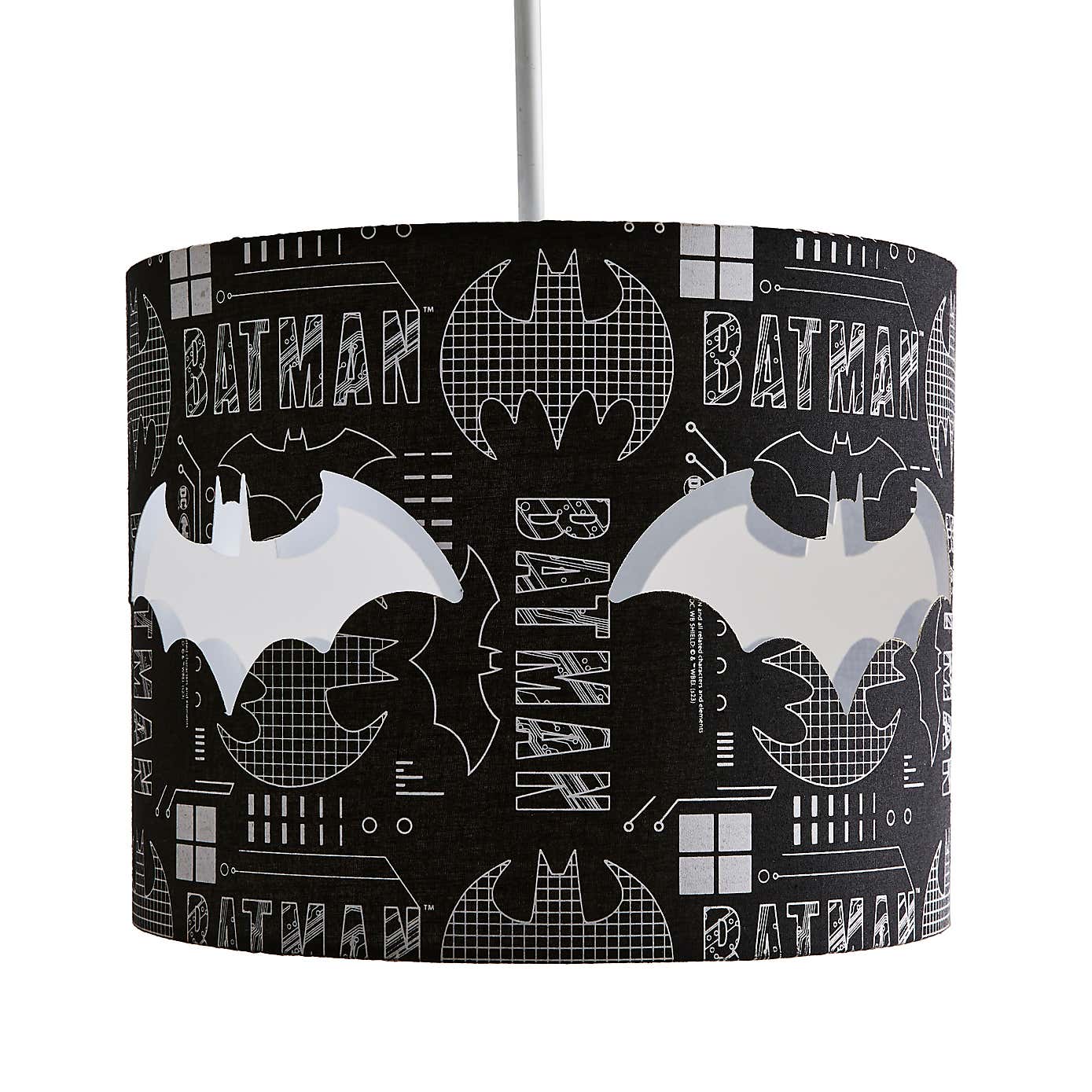 Batman Cut Out Easy Fit Lamp Shade
