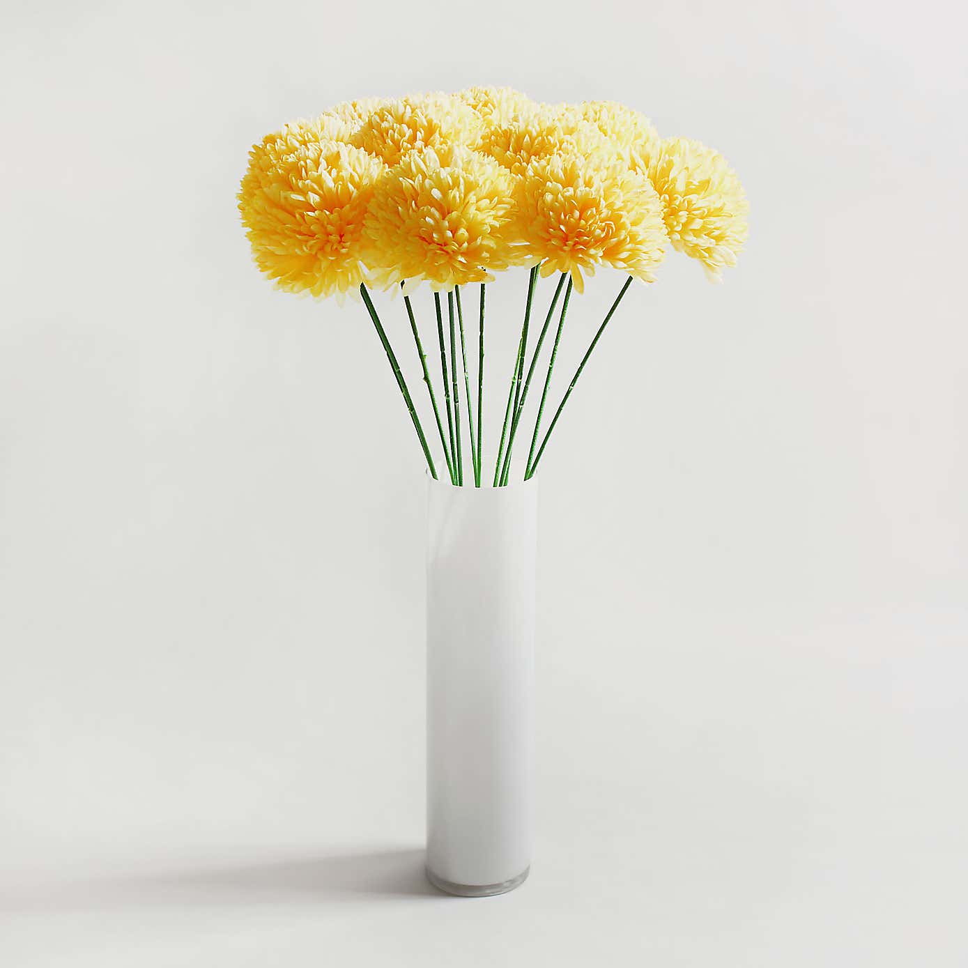 Artificial Pompom Flower Stem